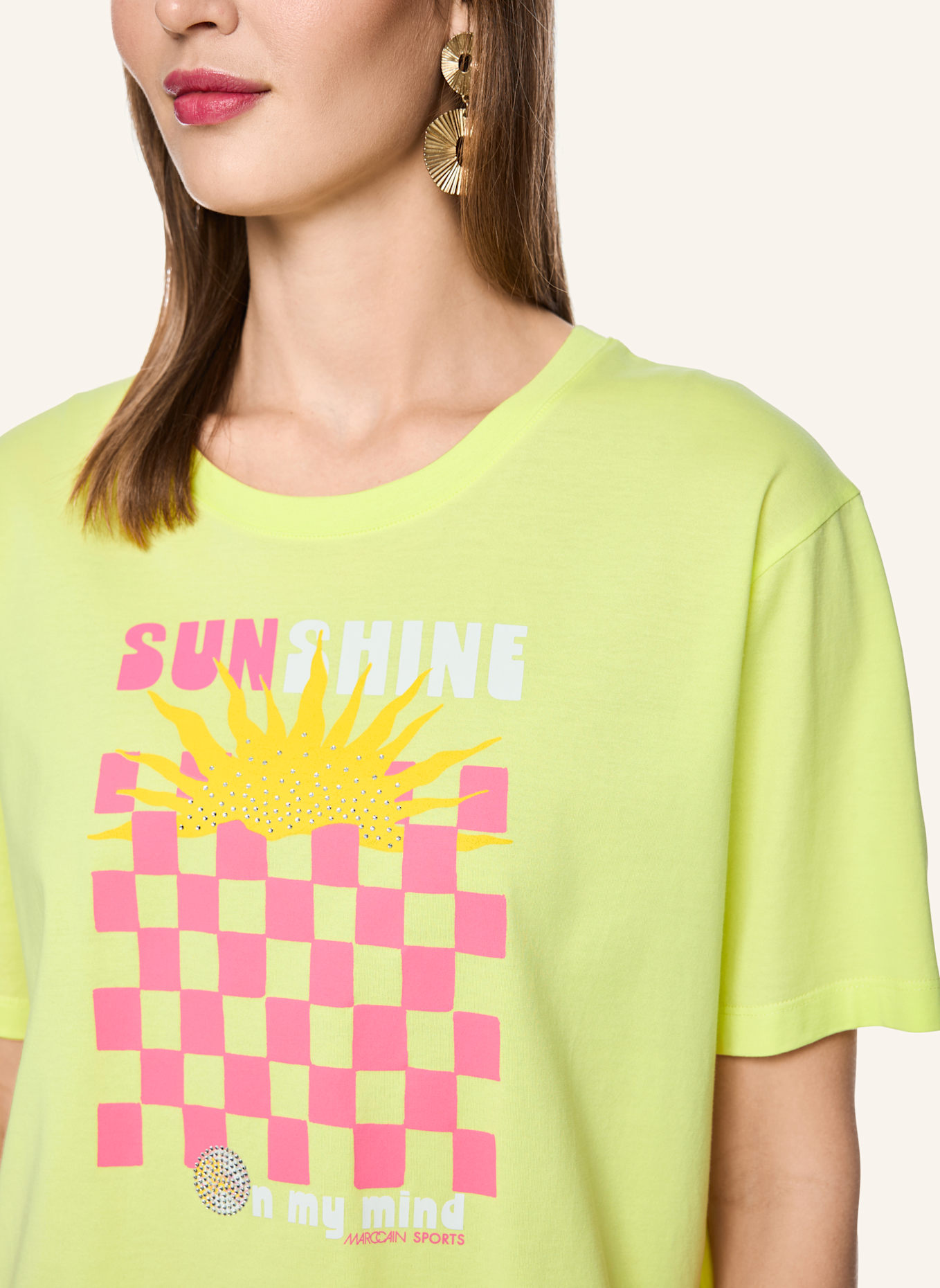 MARC CAIN T-Shirt: GRÜN