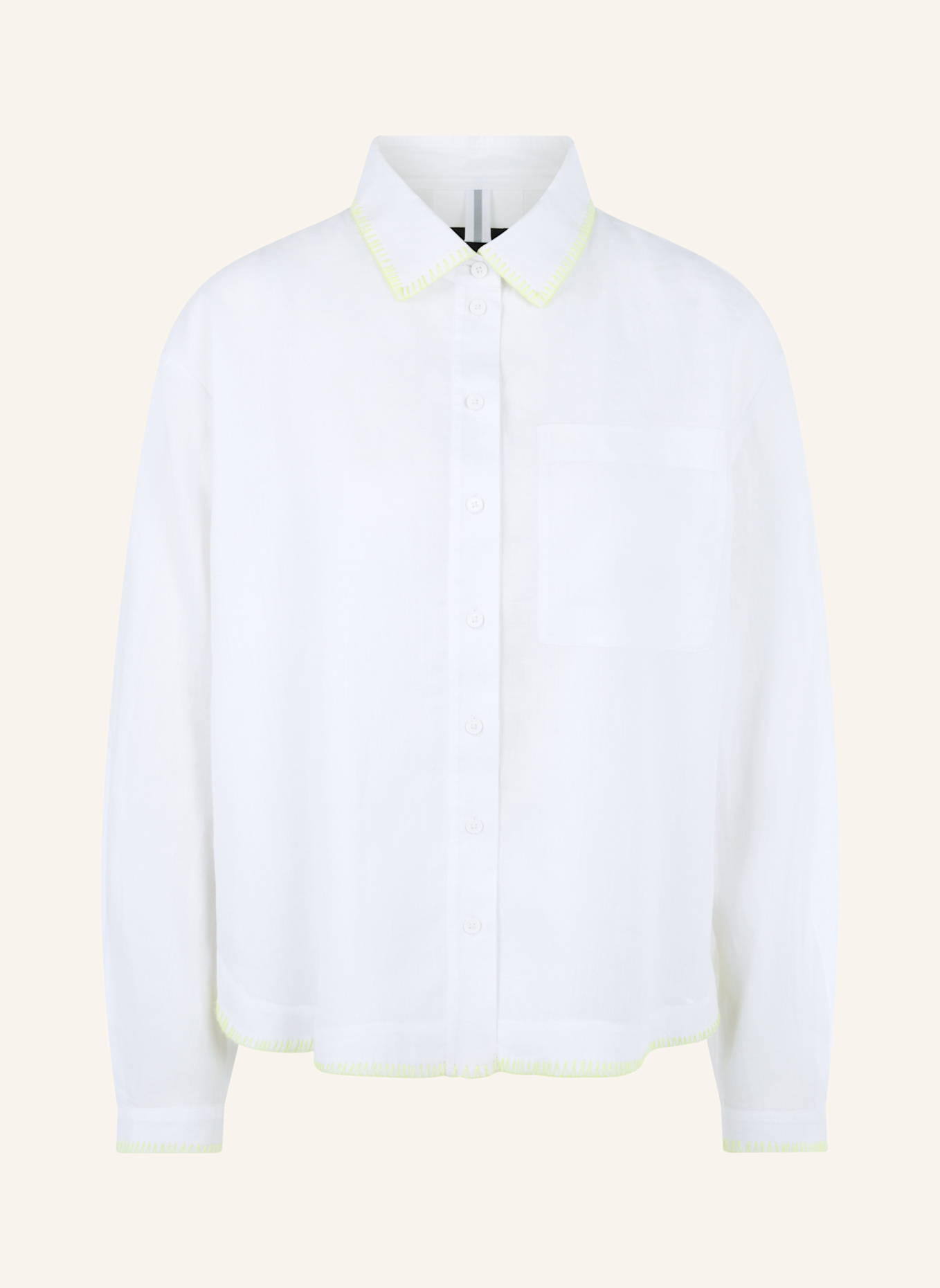 MARC CAIN Bluse: WEISS