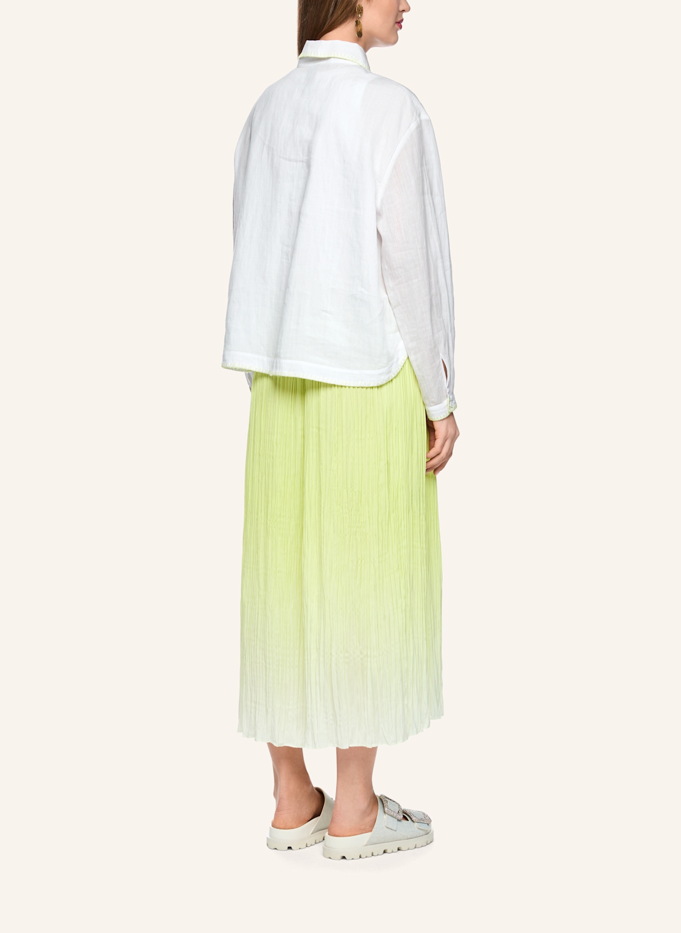 MARC CAIN Bluse: WEISS