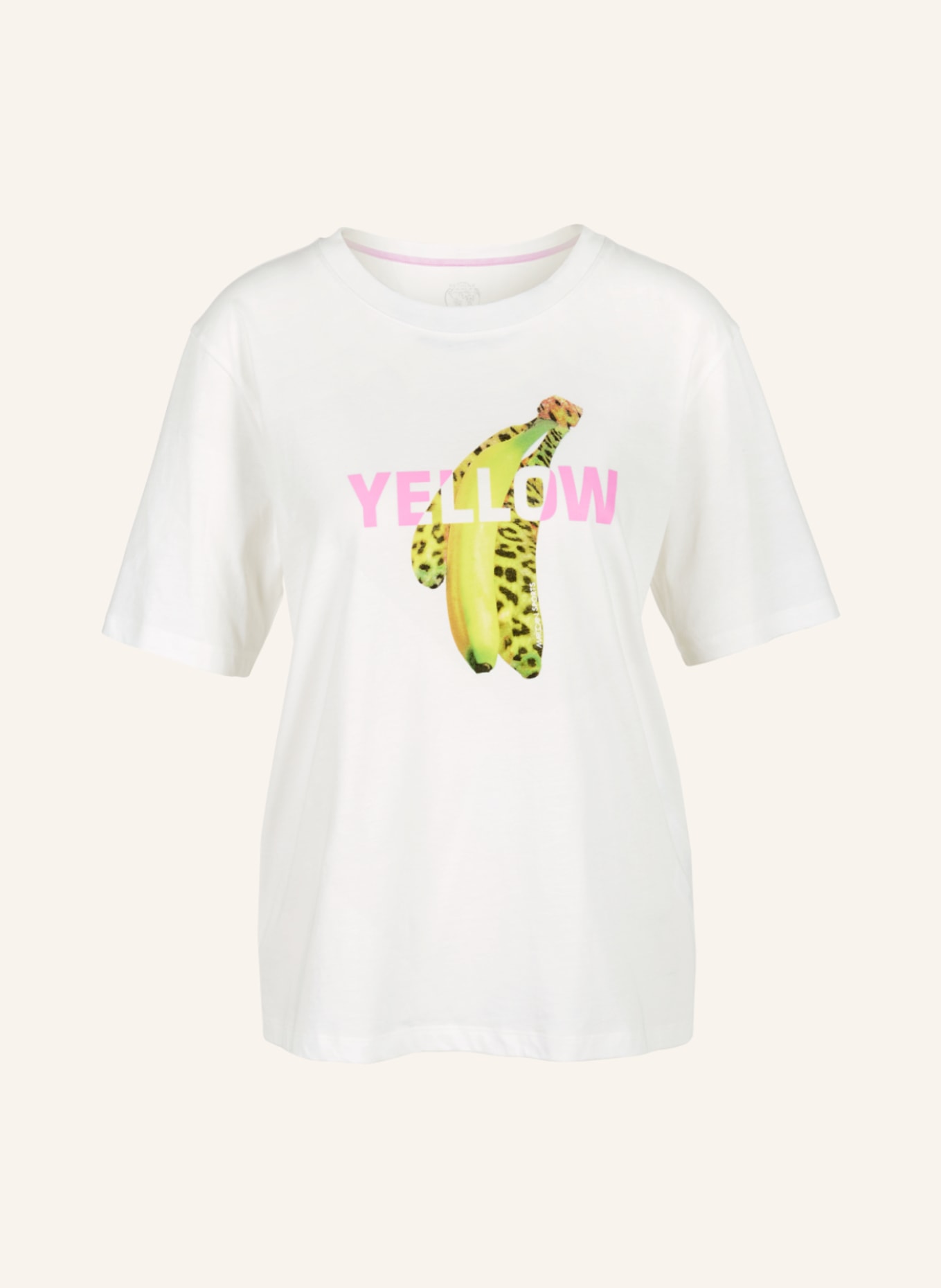 MARC CAIN T-Shirt, Farbe: WEISS/ CREME (Bild 1)