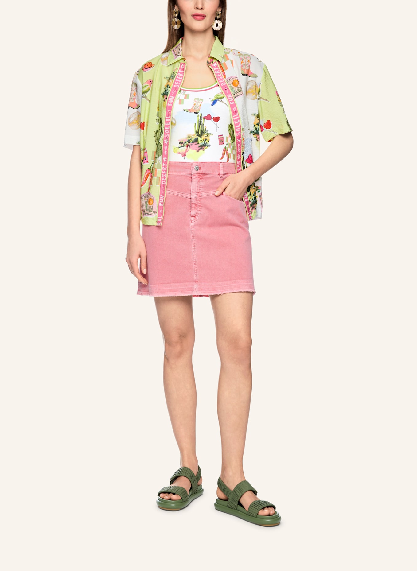 MARC CAIN Top: WEISS