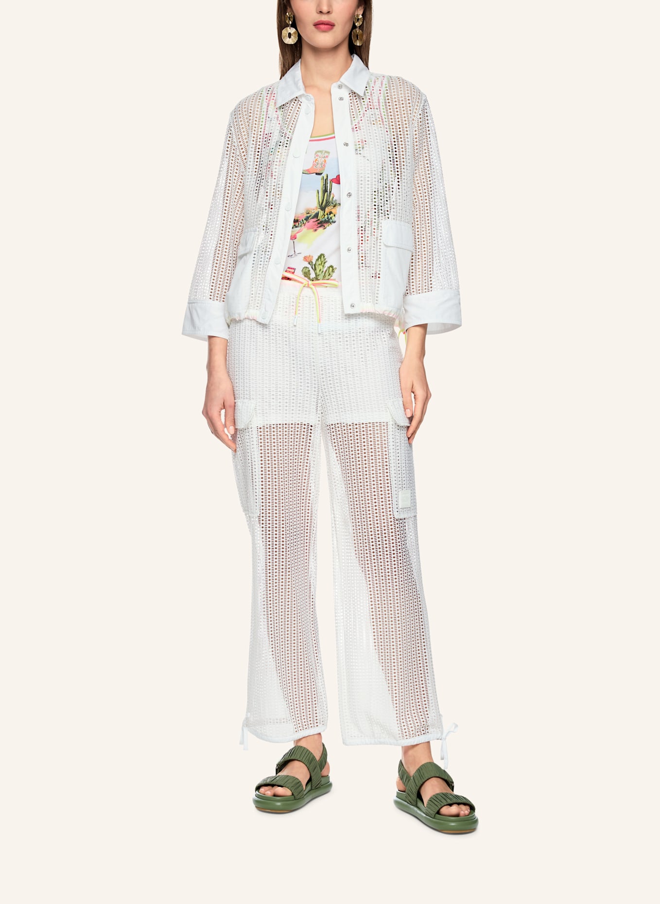 MARC CAIN Hose WASHINGTON: WEISS