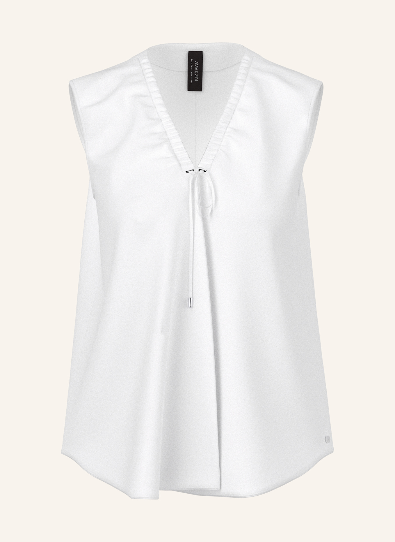 MARC CAIN Blusentop: WEISS