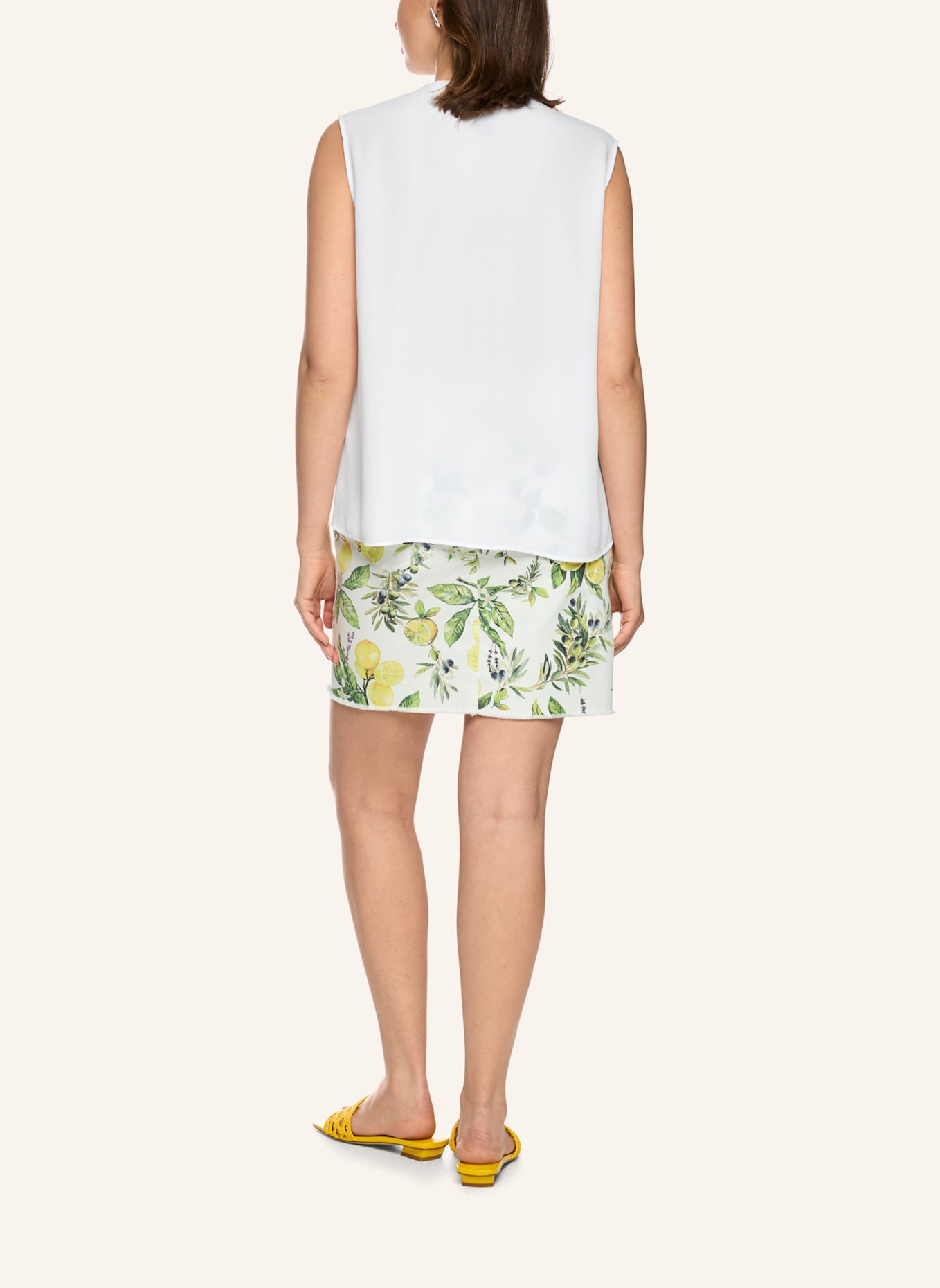 MARC CAIN Blusentop: WEISS