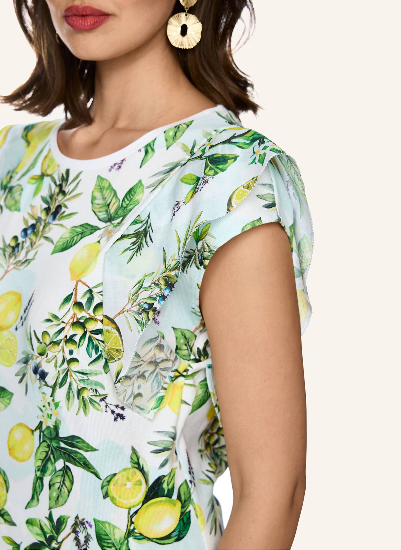 MARC CAIN T-Shirt: WEISS