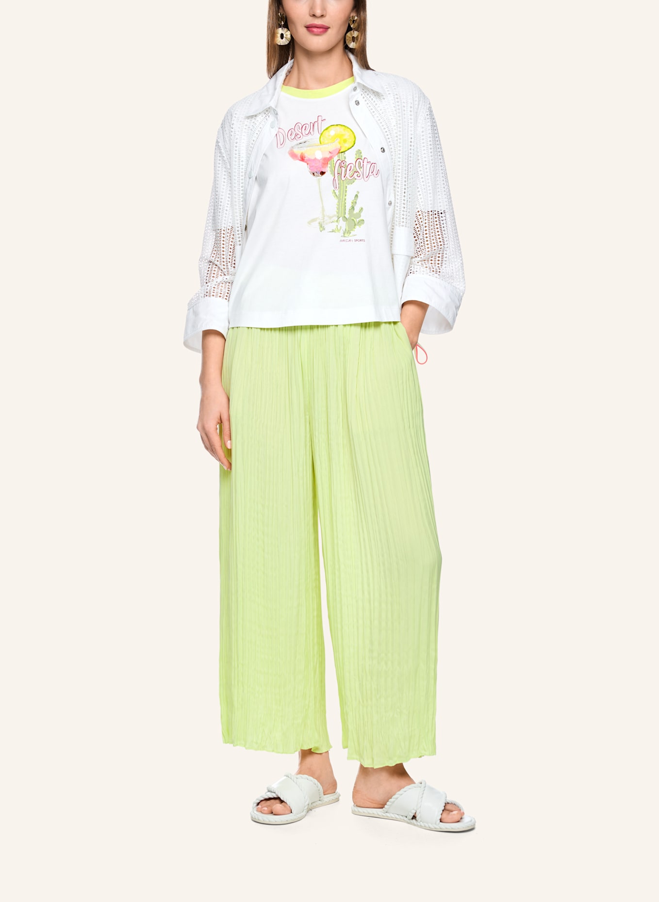 MARC CAIN T-Shirt: WEISS