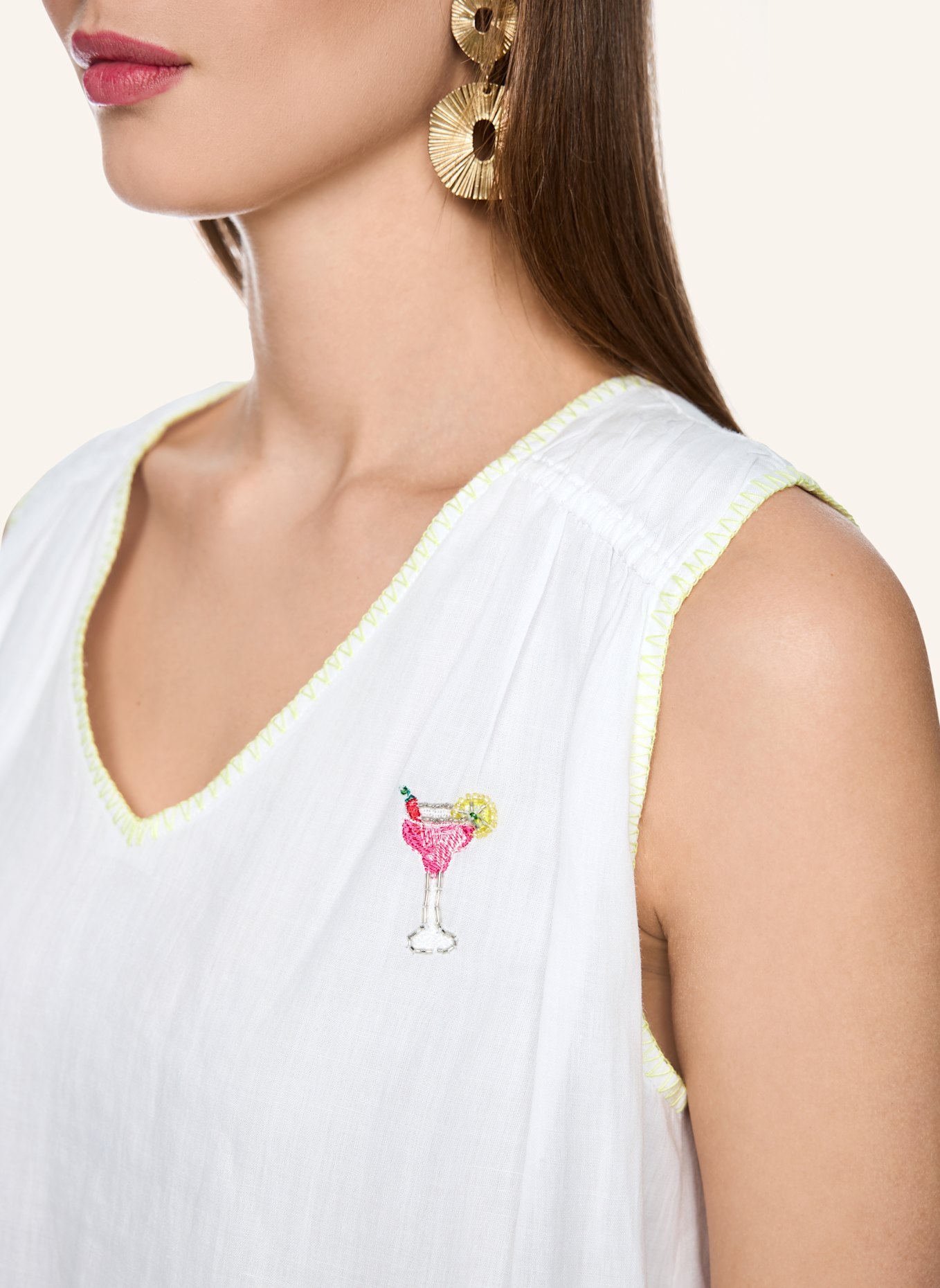 MARC CAIN Top: WEISS