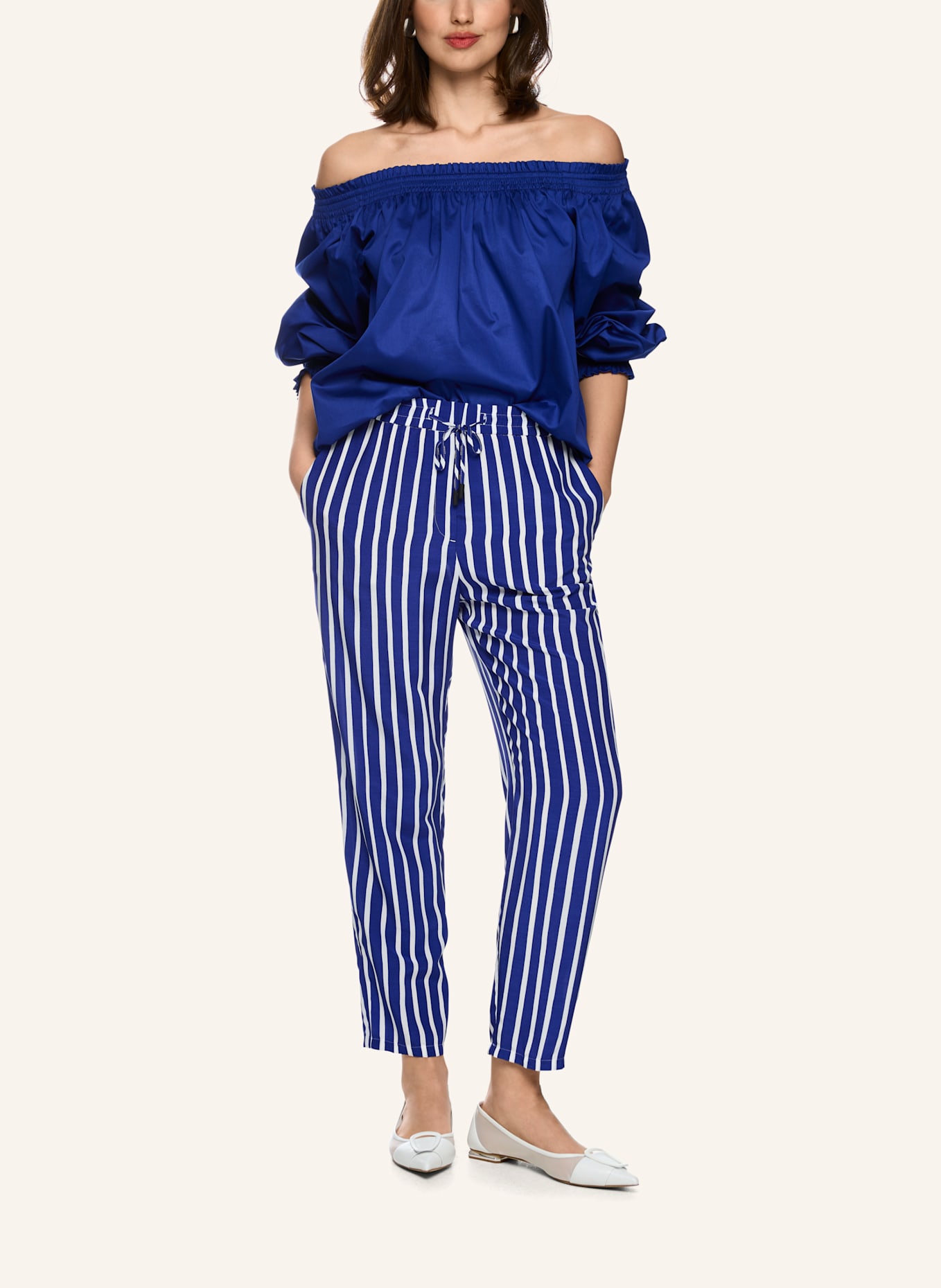 MARC CAIN Hose RHODOS: DUNKELBLAU