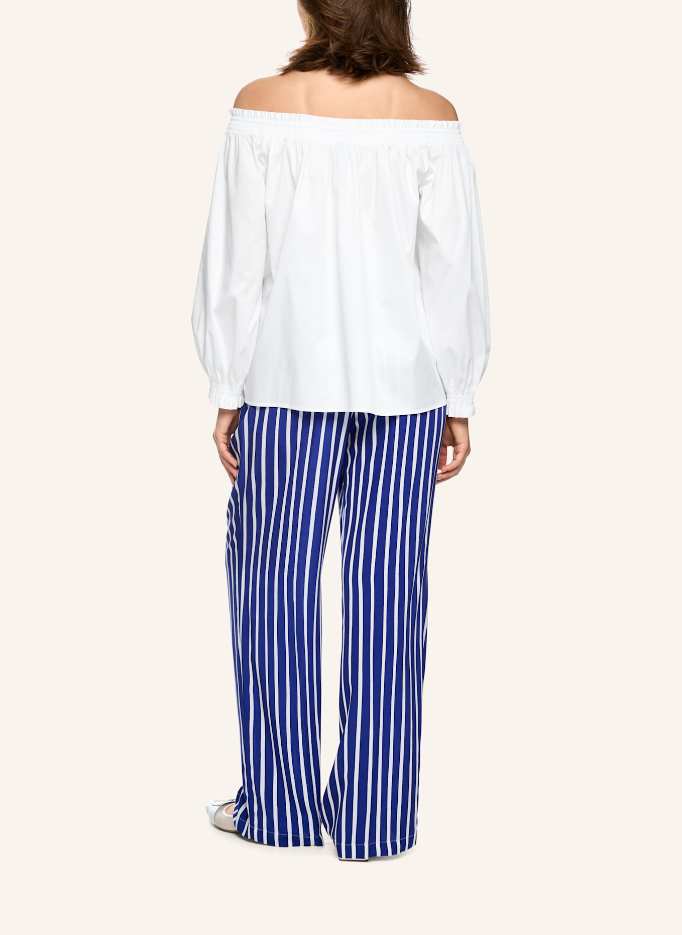 MARC CAIN Bluse: WEISS