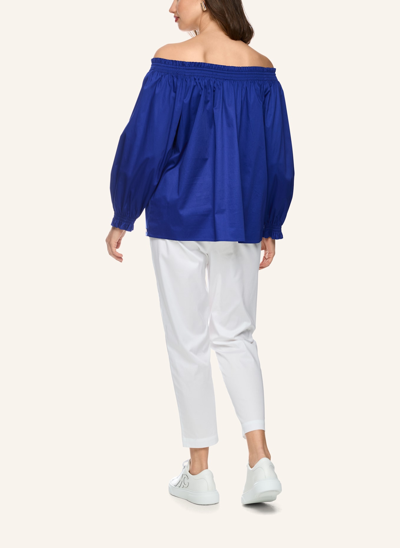 MARC CAIN Bluse: DUNKELBLAU