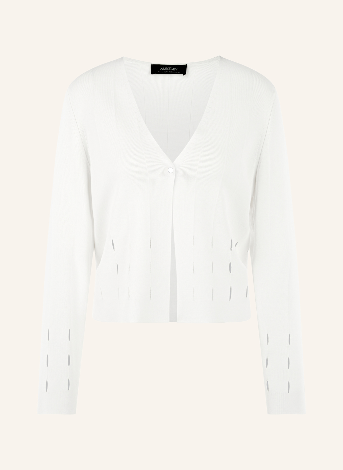 MARC CAIN Cardigan: WEISS