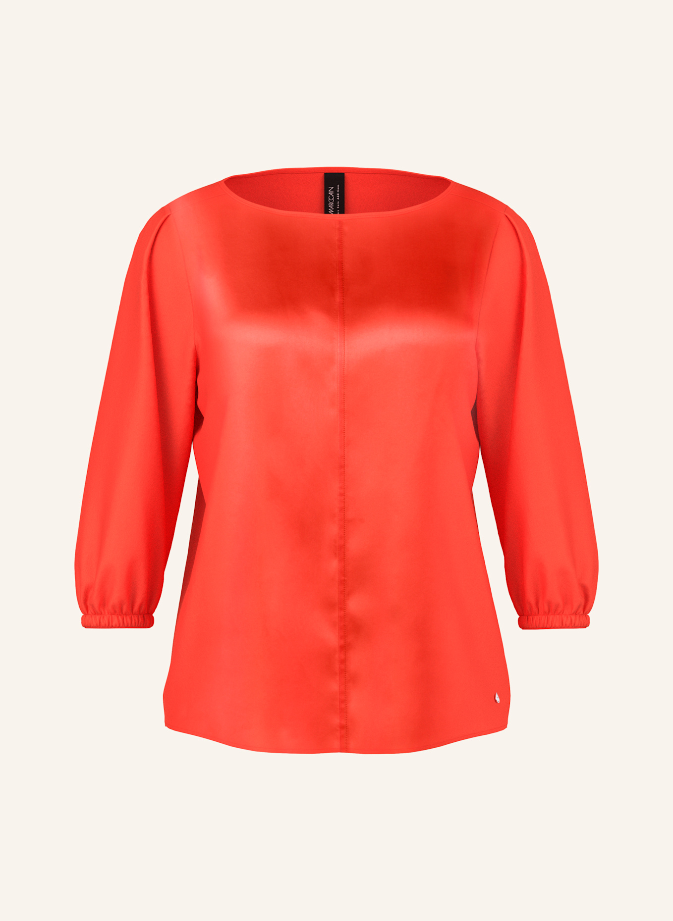 MARC CAIN Seidenbluse mit 3/4-Arm: ROT