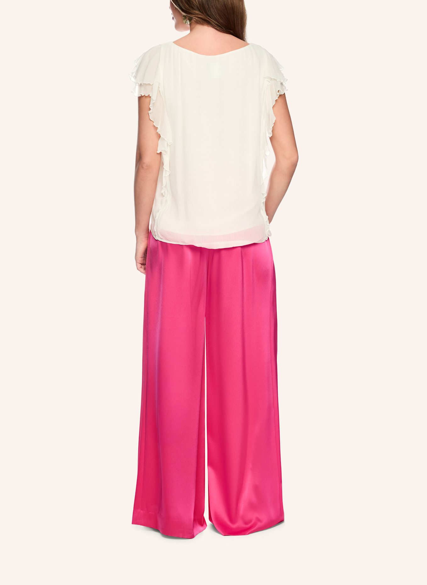 MARC CAIN Bluse: WEISS/ CREME