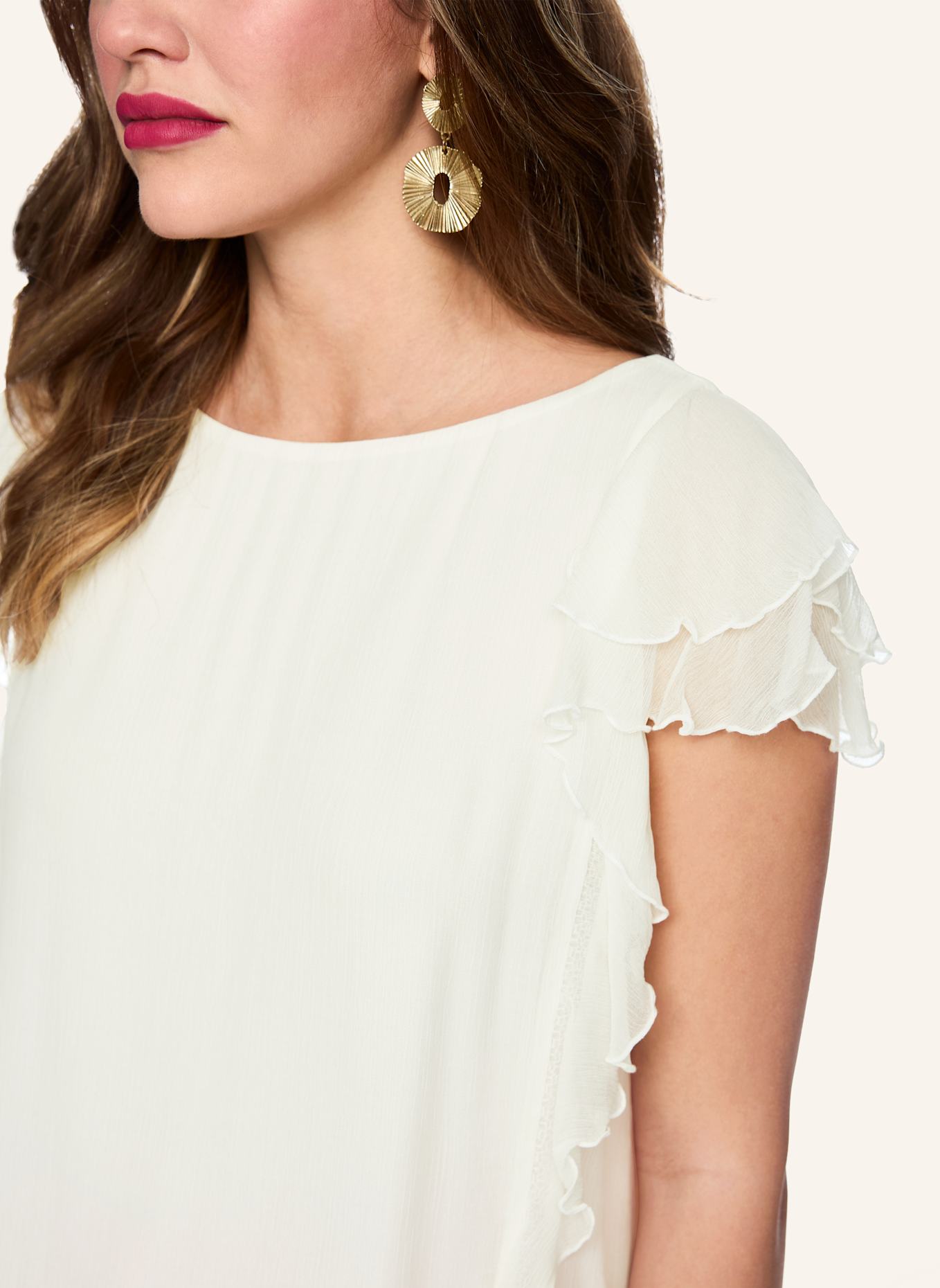 MARC CAIN Bluse: WEISS/ CREME