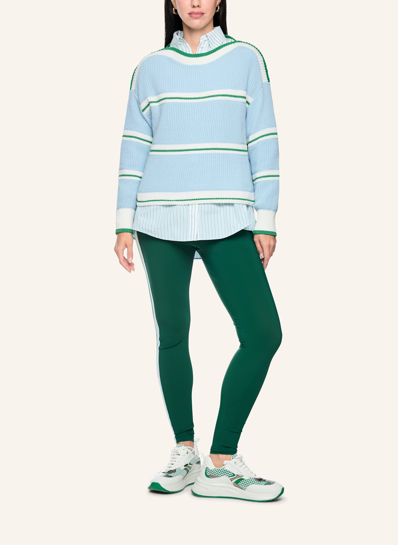 MARC CAIN Pullover: HELLBLAU