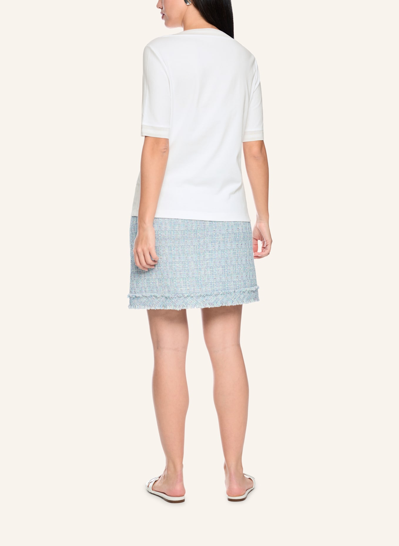 MARC CAIN T-Shirt: WEISS