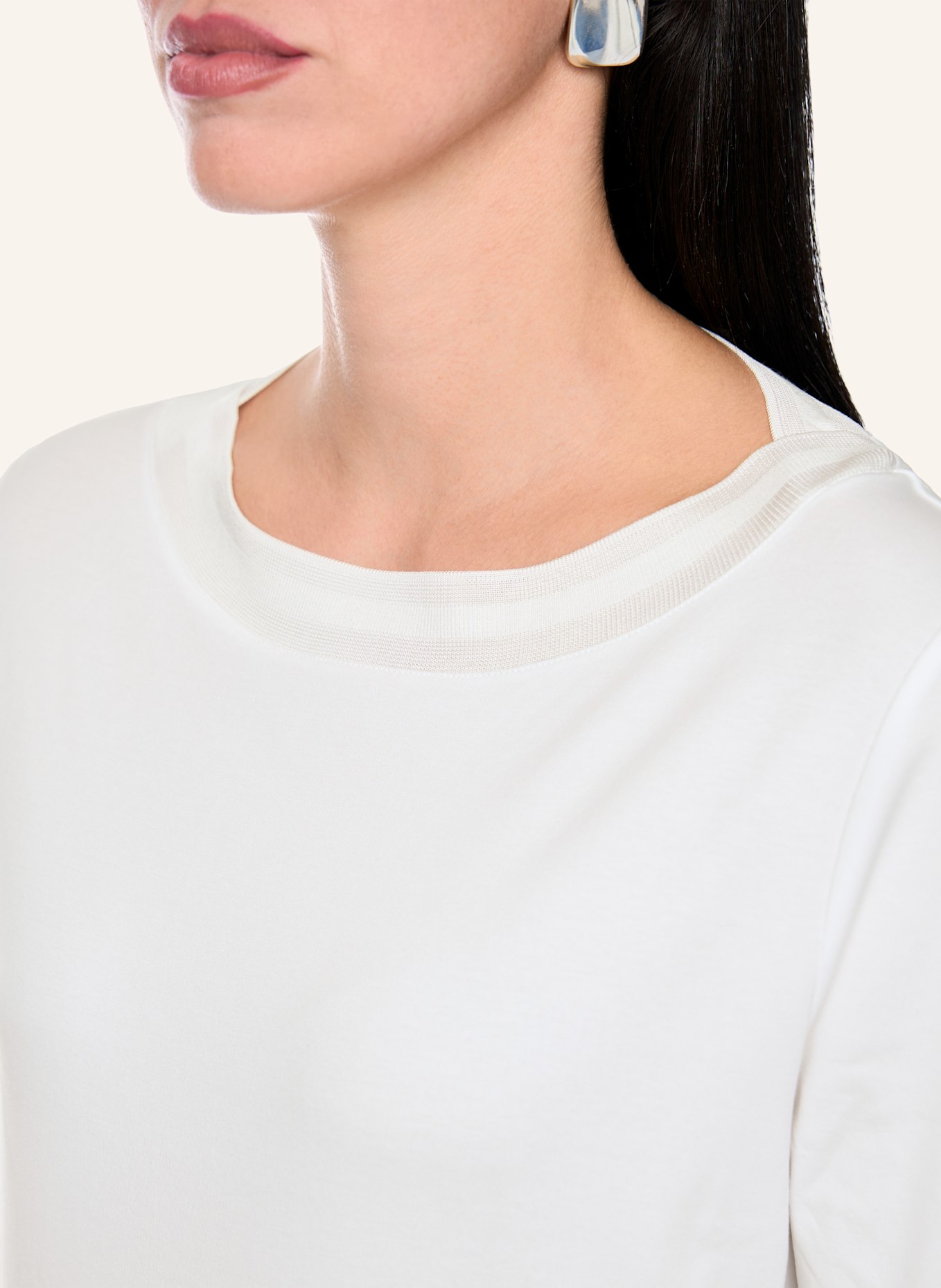 MARC CAIN T-Shirt: WEISS