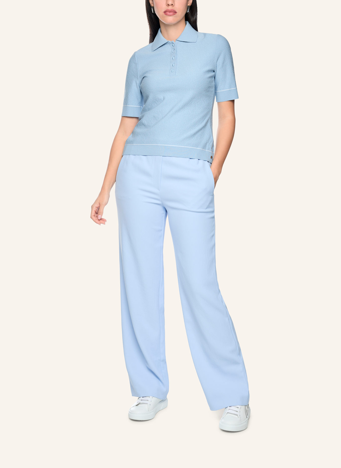 MARC CAIN Poloshirt: BLAU