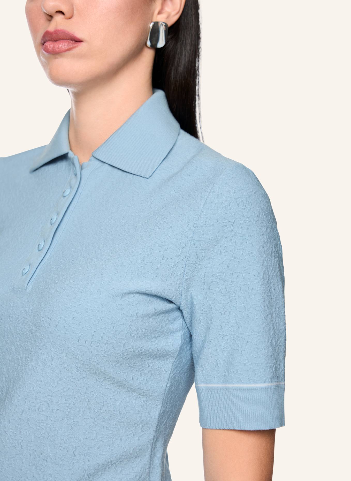 MARC CAIN Poloshirt: BLAU