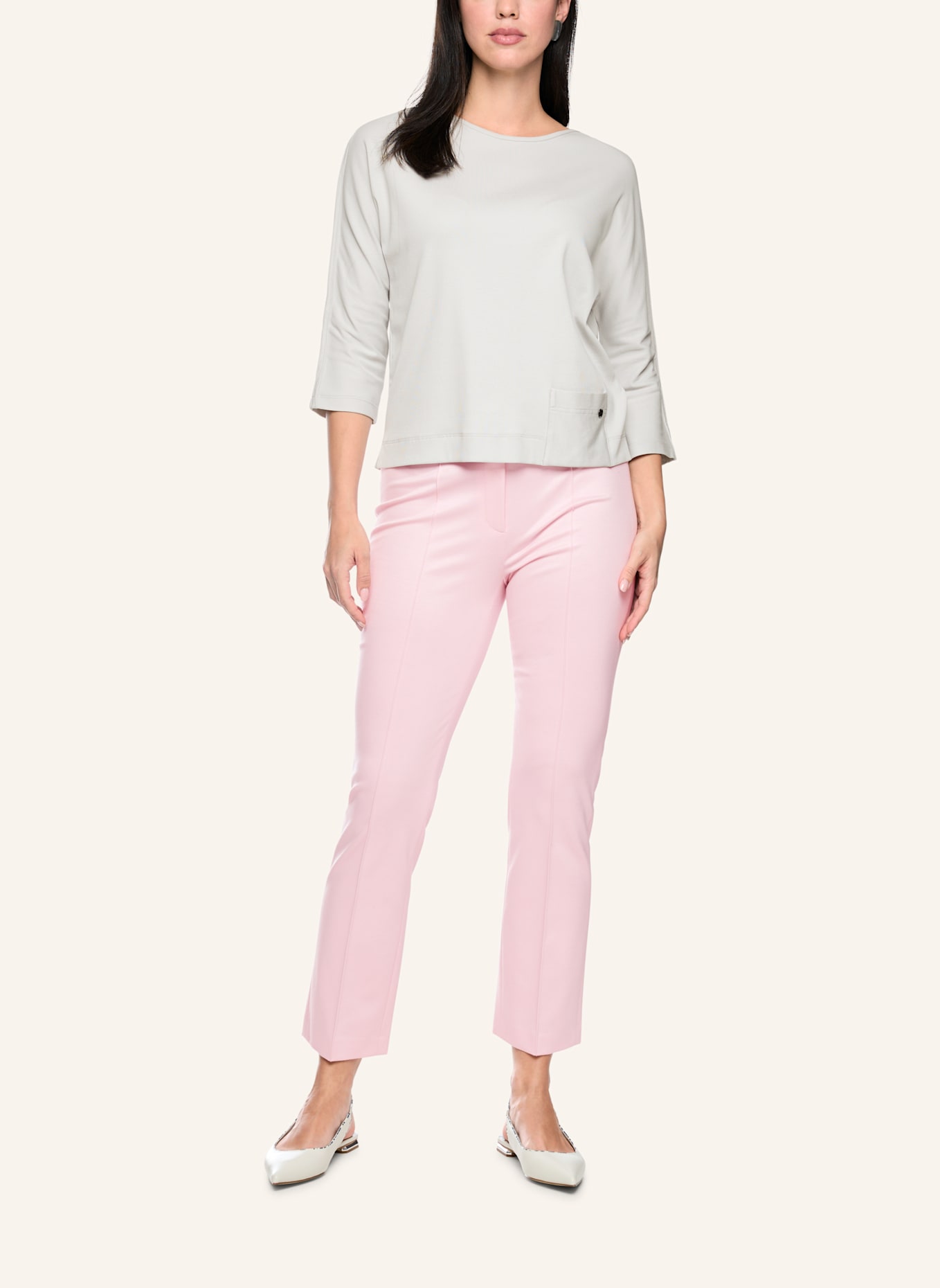 MARC CAIN T-Shirt: GRAU