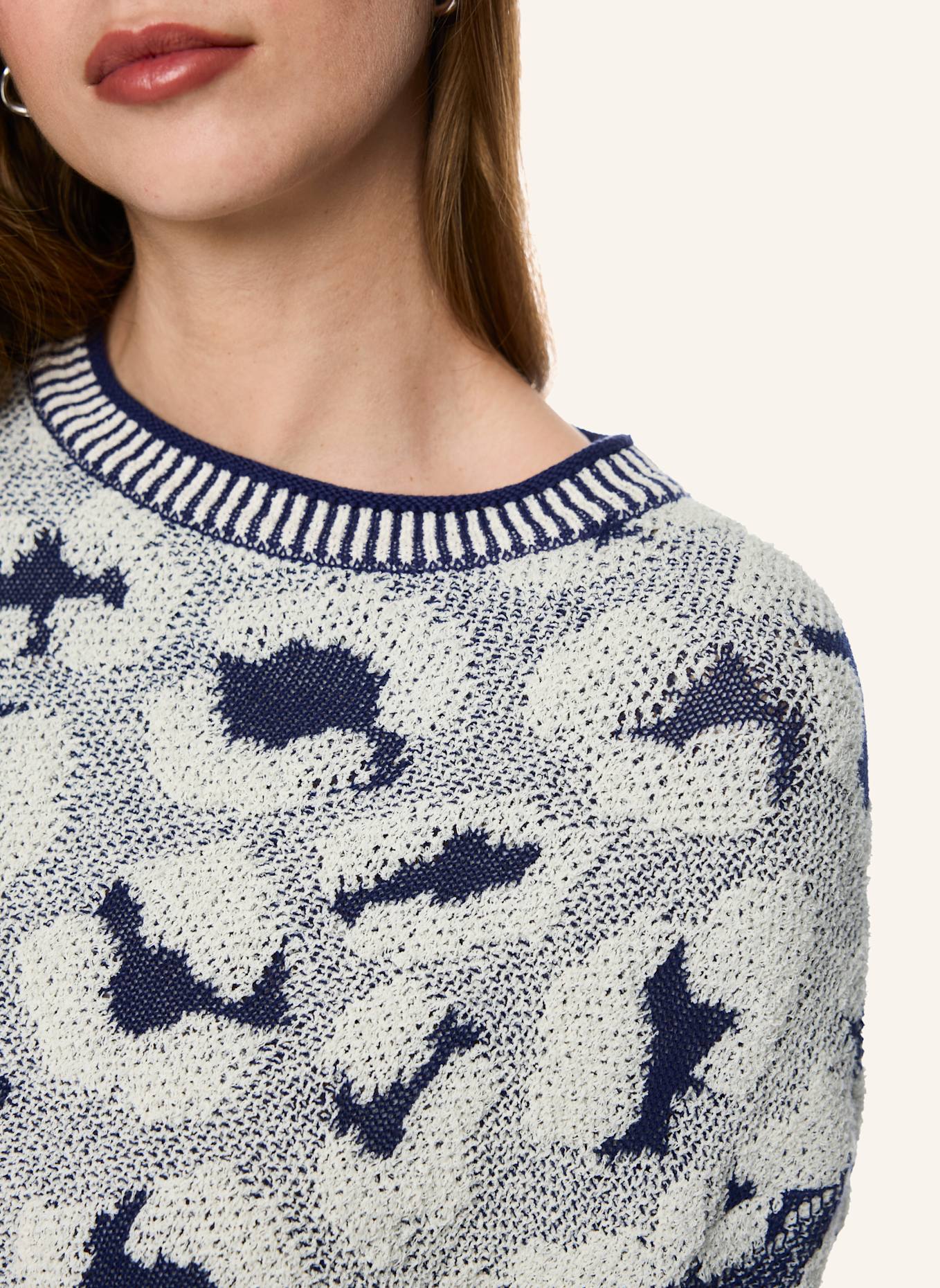 MARC CAIN Pullover: BEIGE