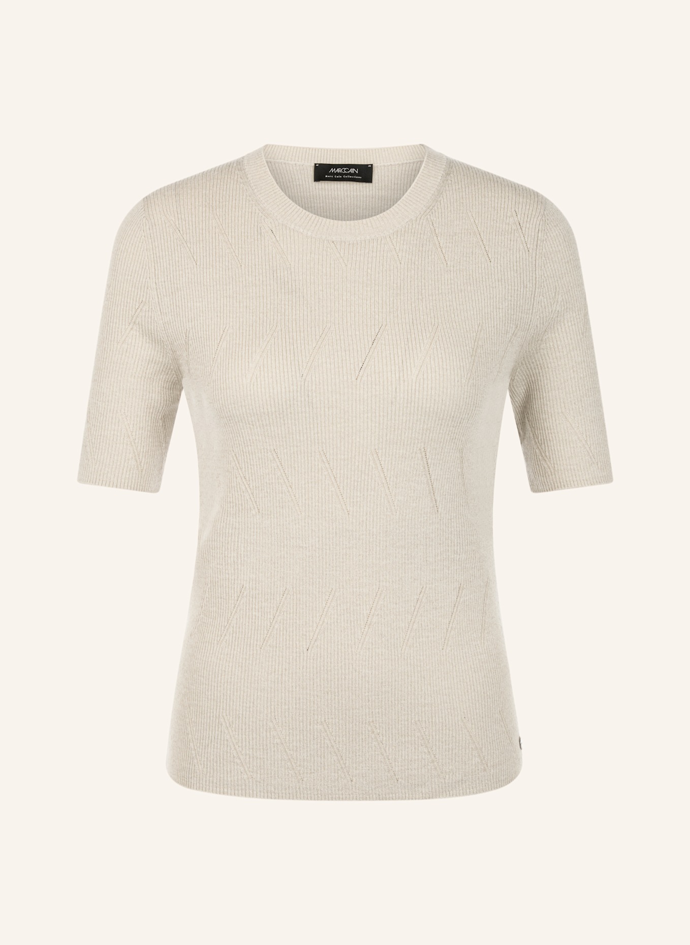 MARC CAIN Pullover: BEIGE