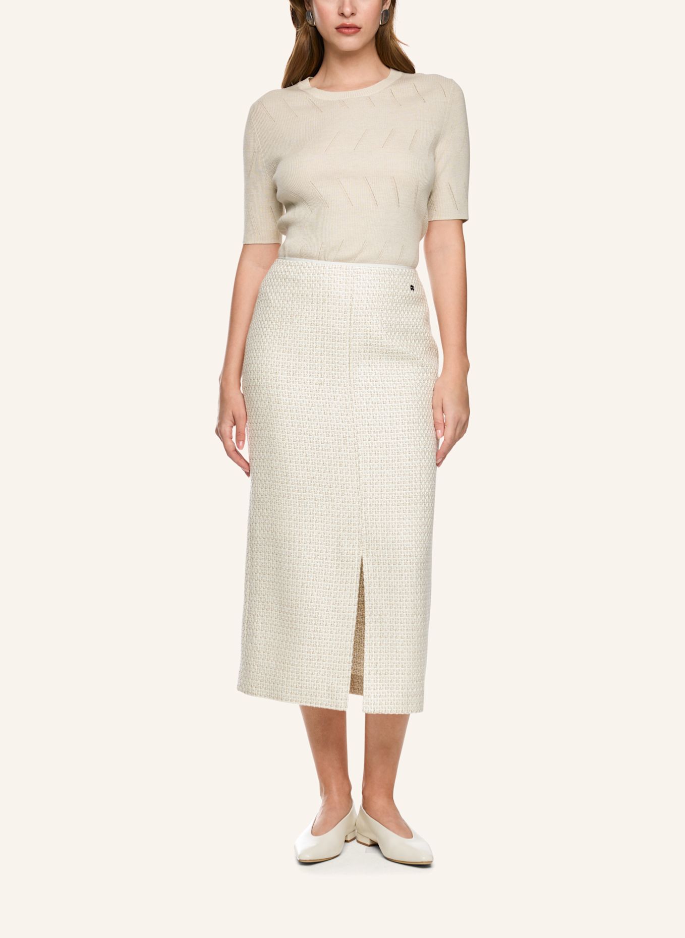 MARC CAIN Pullover: BEIGE