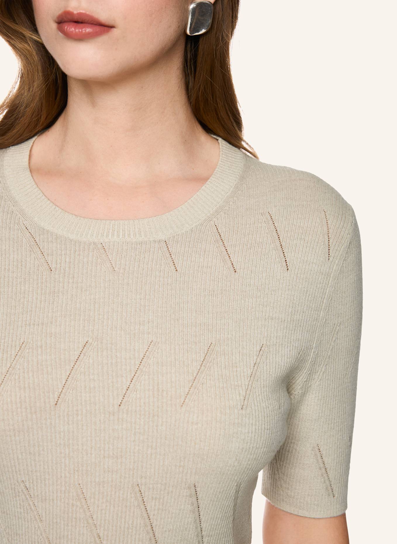 MARC CAIN Pullover: BEIGE