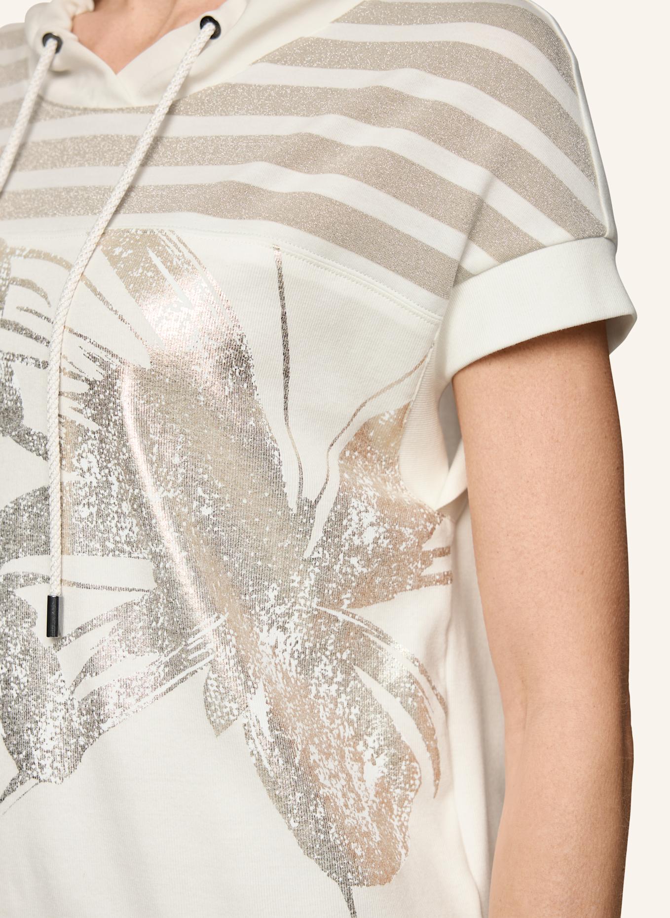 MARC CAIN Blusenshirt: WEISS/ CREME