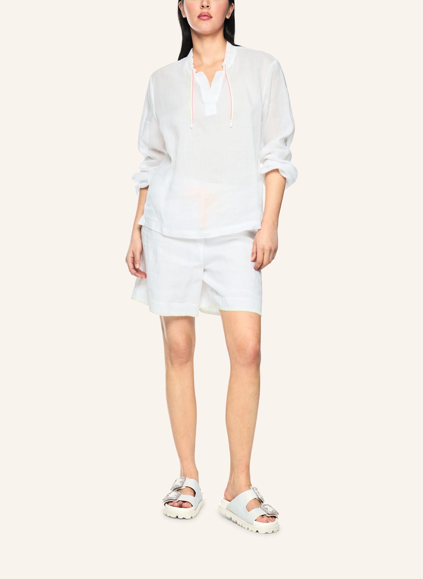 MARC CAIN Blusenshirt: WEISS