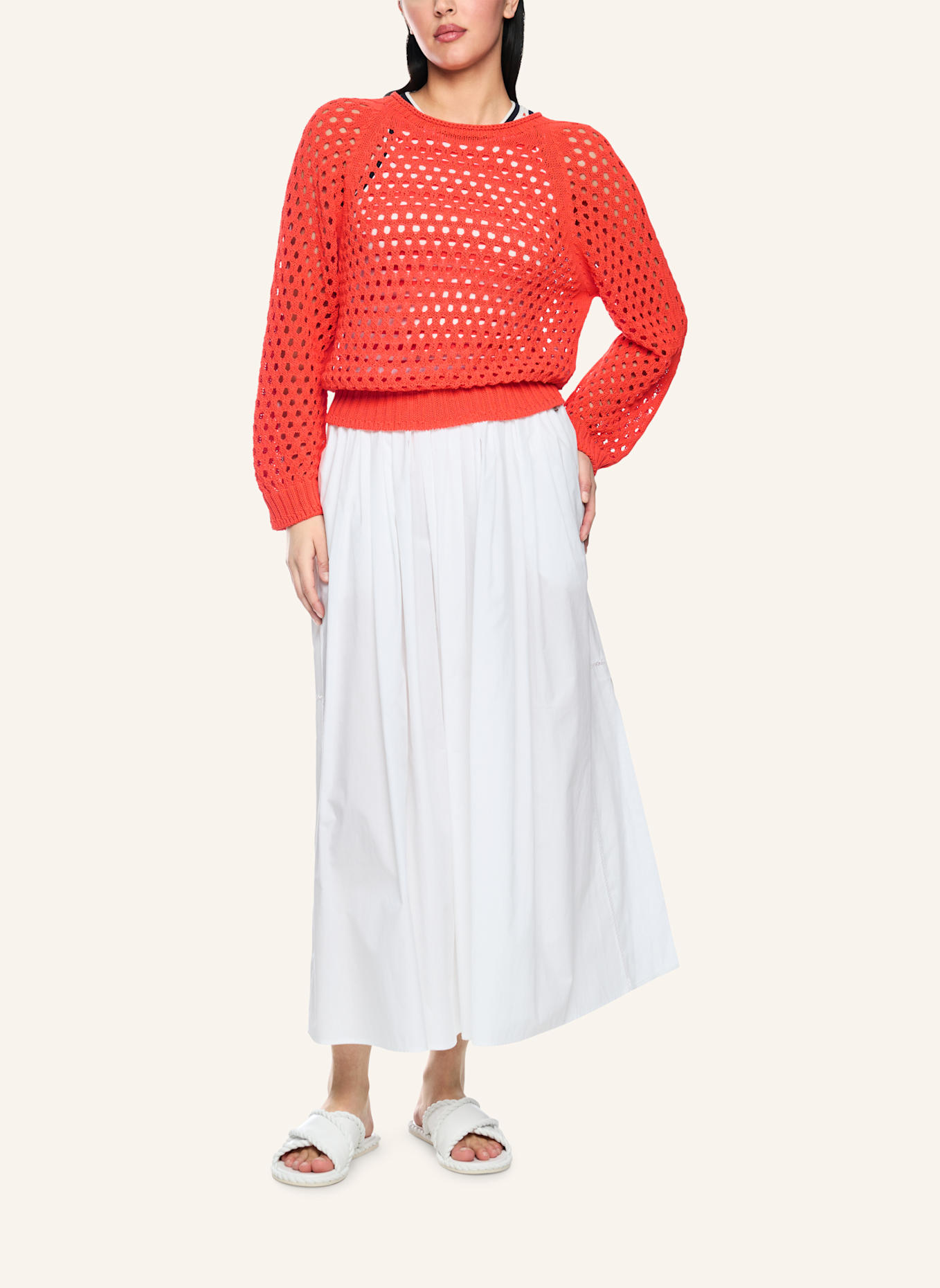 MARC CAIN Pullover: ROT