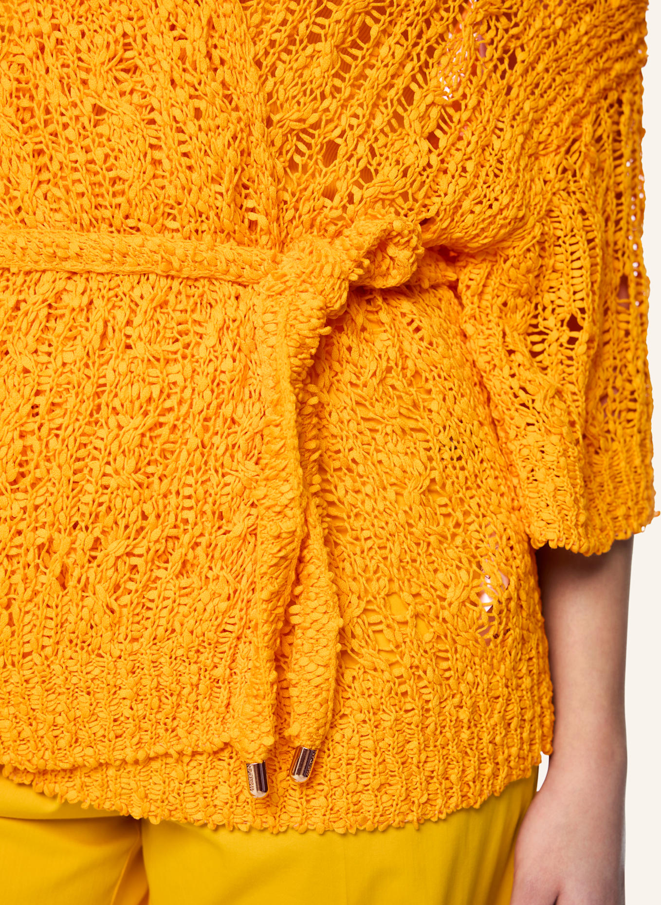 MARC CAIN Strickhülle mit 3/4-Arm: GOLD