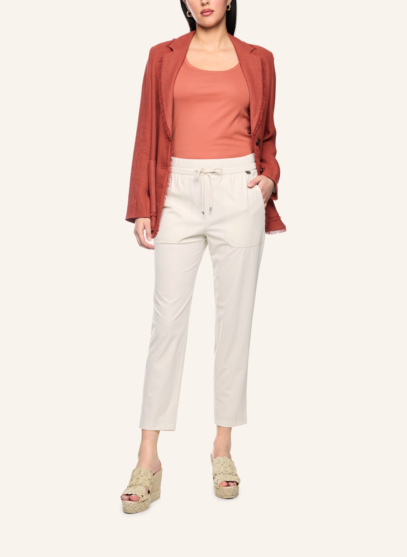MARC CAIN Hose RHODOS: CREME