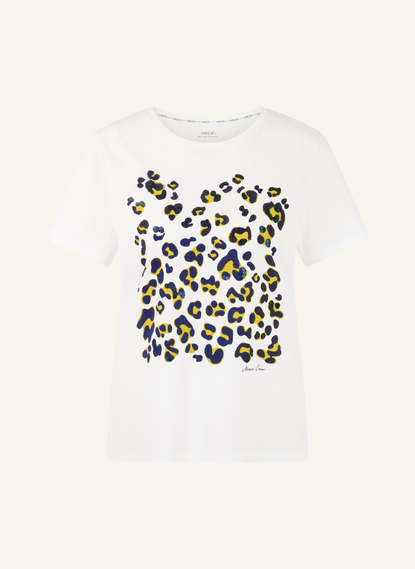 MARC CAIN T-Shirt: WEISS