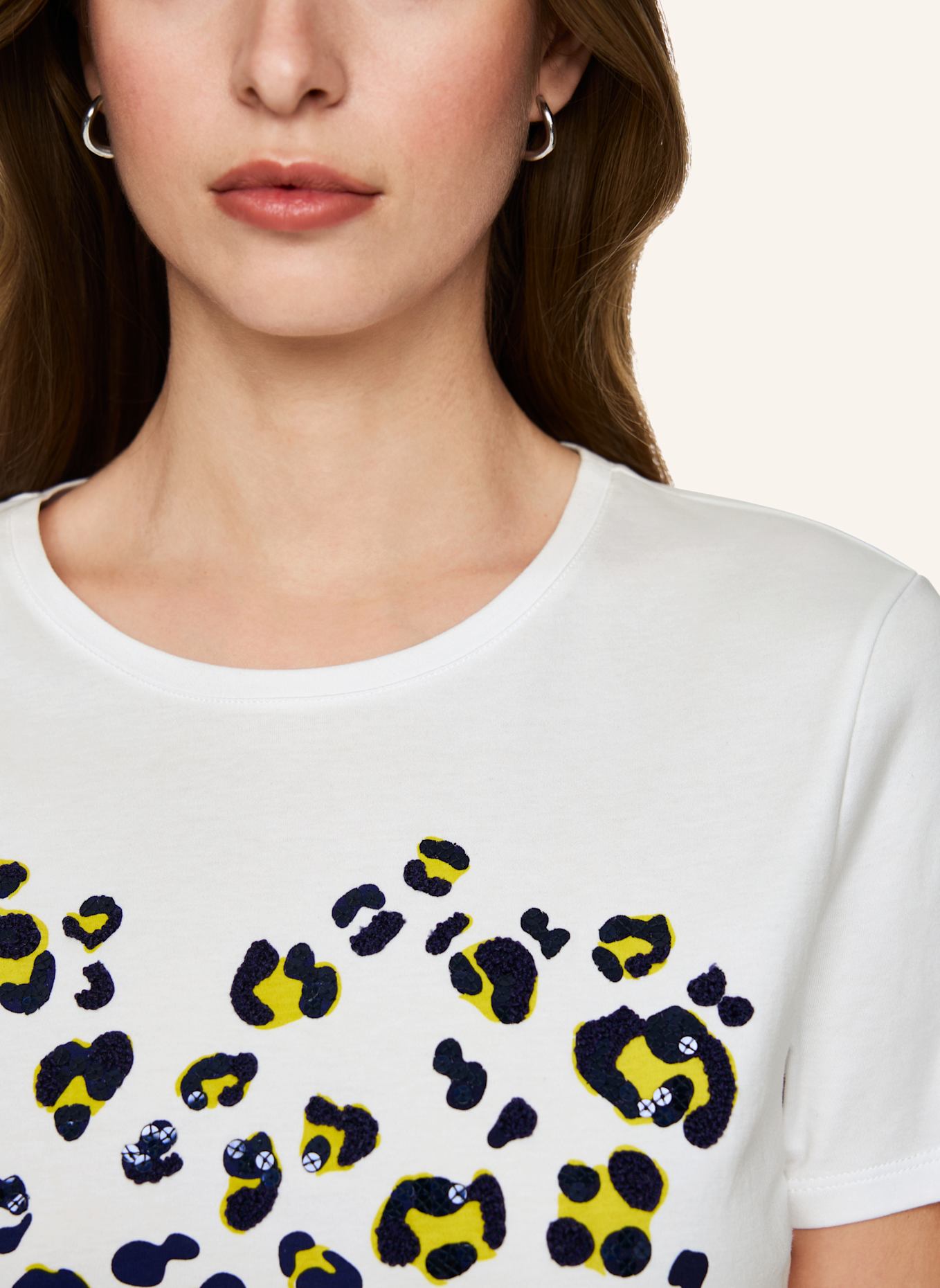 MARC CAIN T-Shirt: WEISS
