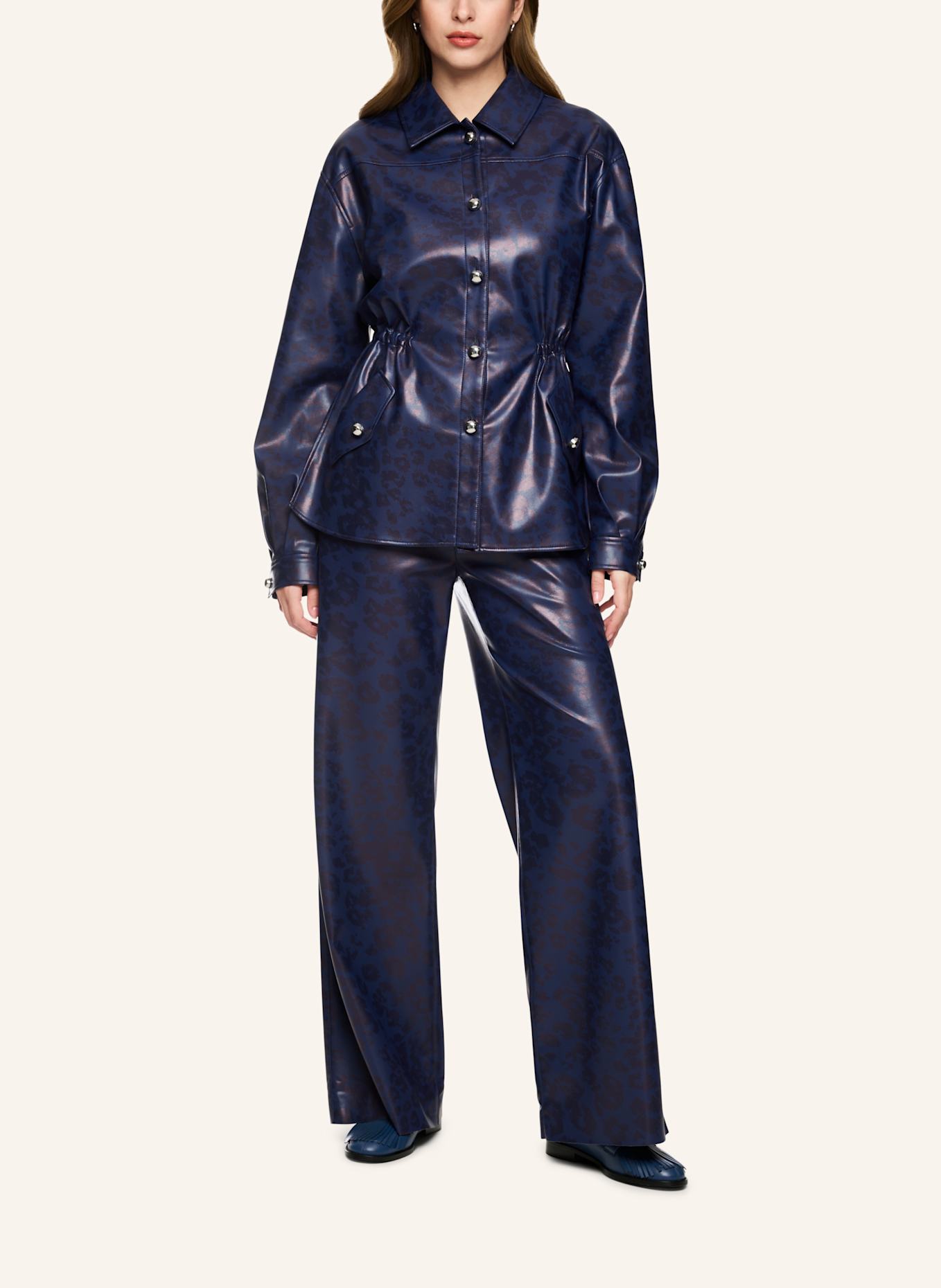 MARC CAIN Bluse: DUNKELBLAU