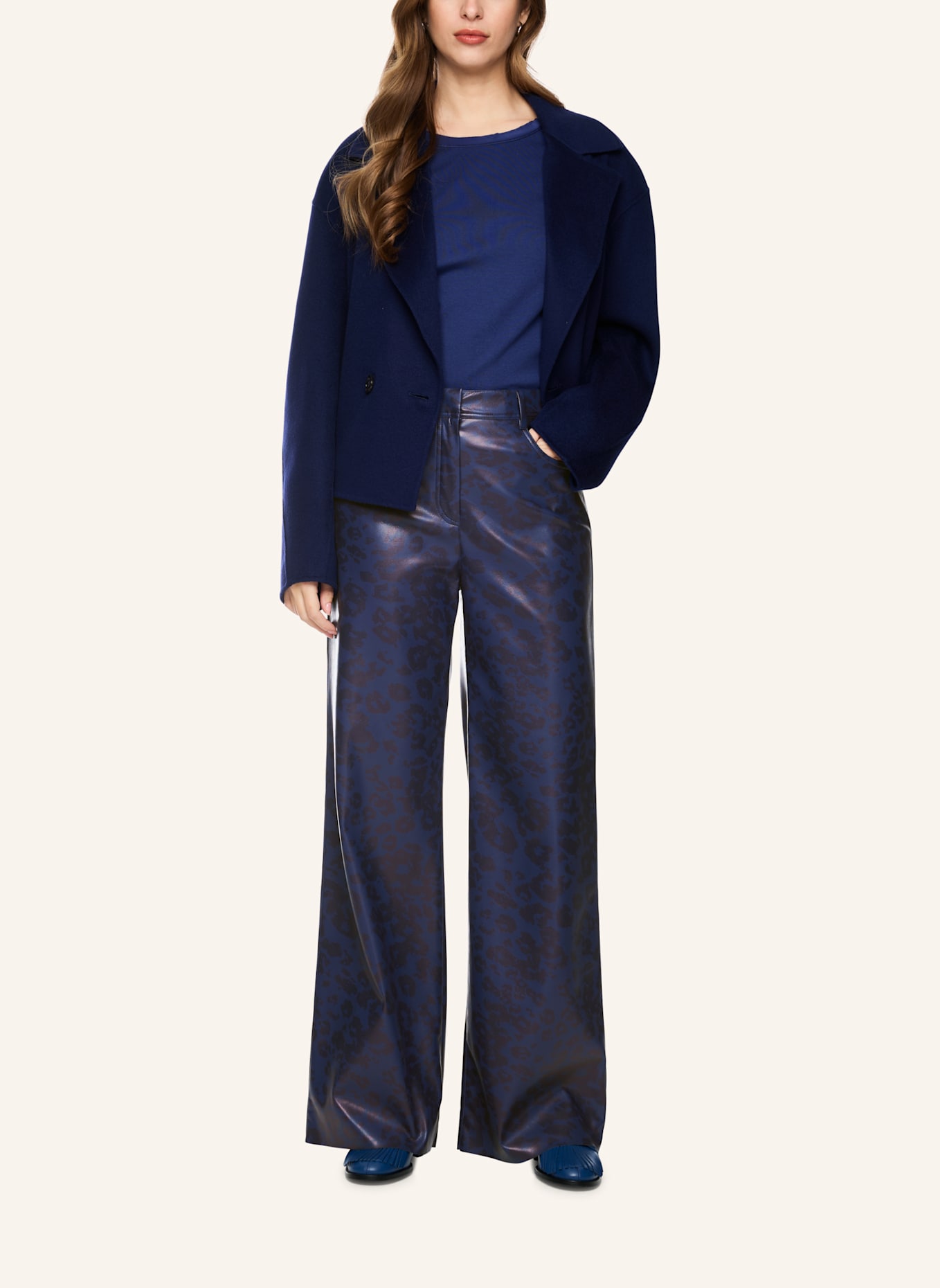 MARC CAIN Hose WARRI: DUNKELBLAU