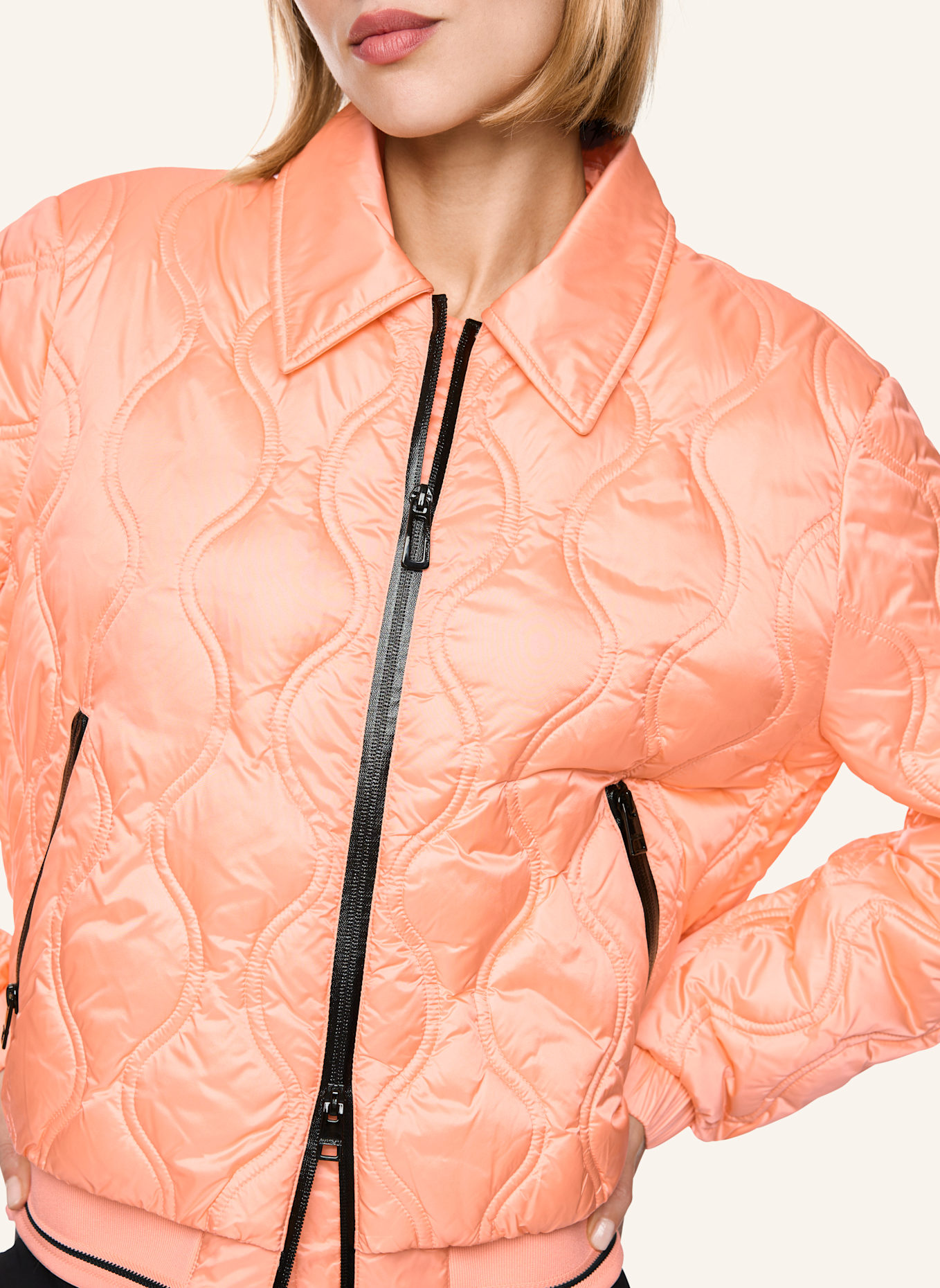 MARC CAIN Steppjacke: ORANGE