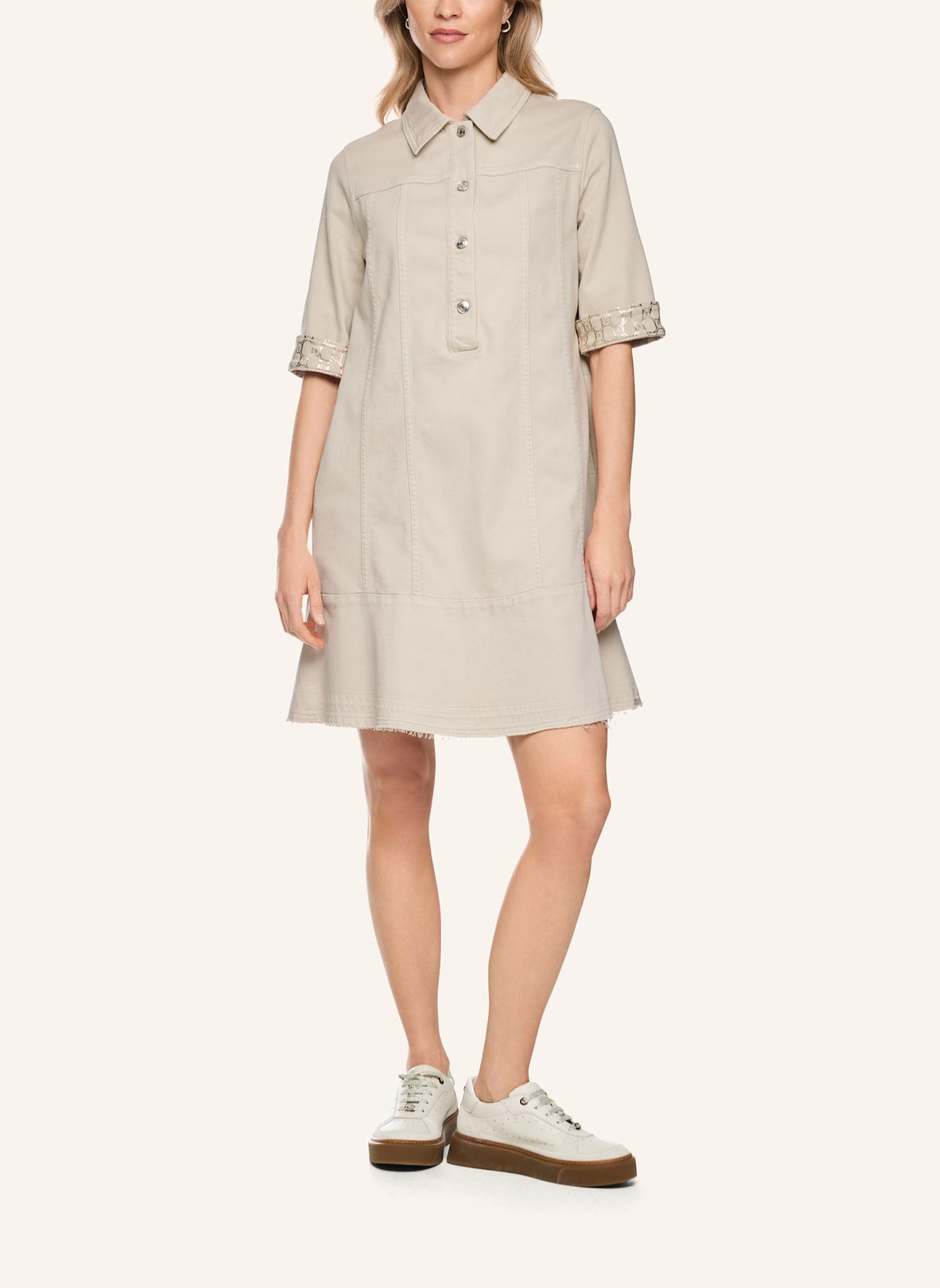 MARC CAIN Kleid: CREME