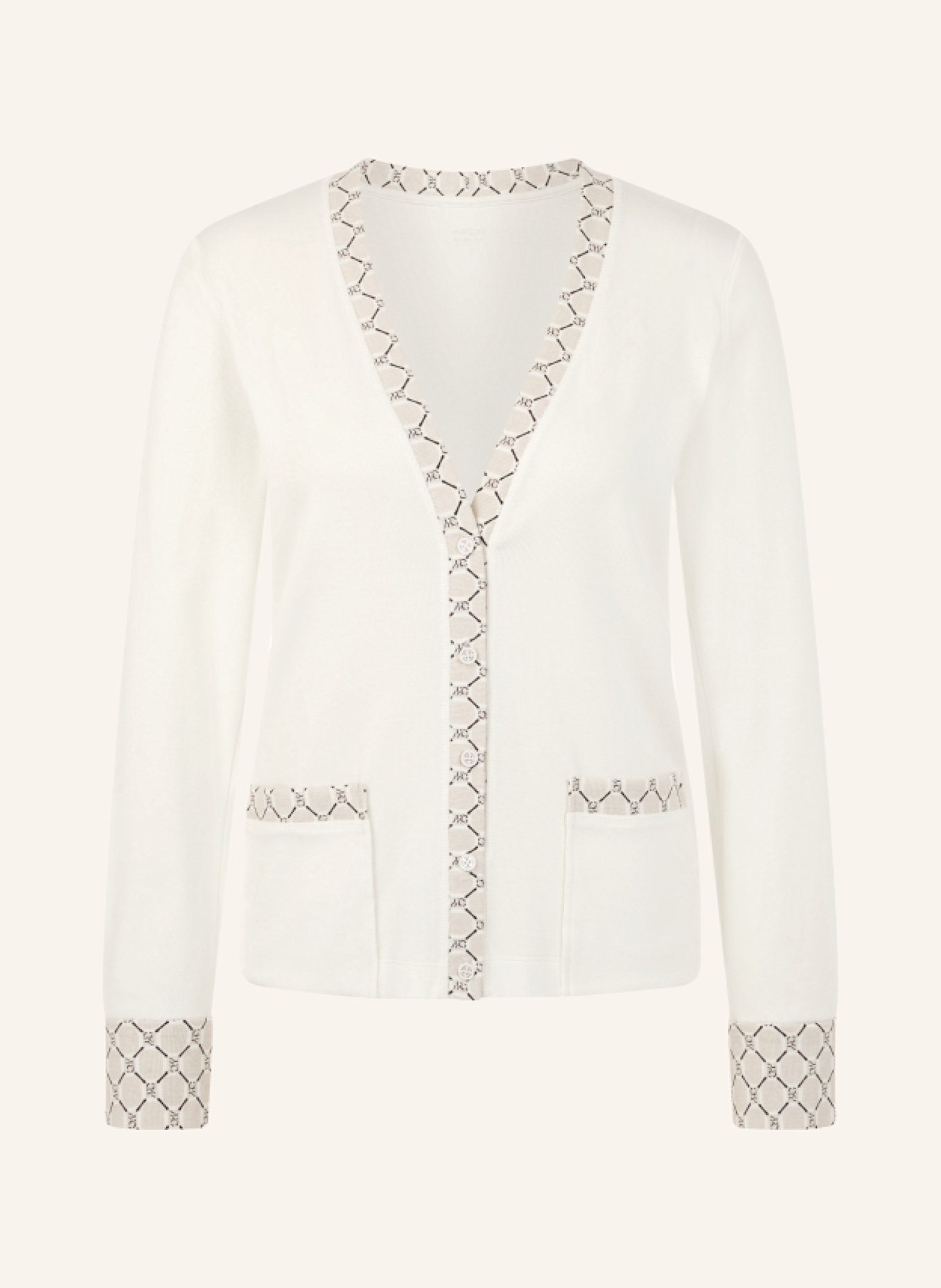 MARC CAIN Jacke: WEISS/ CREME