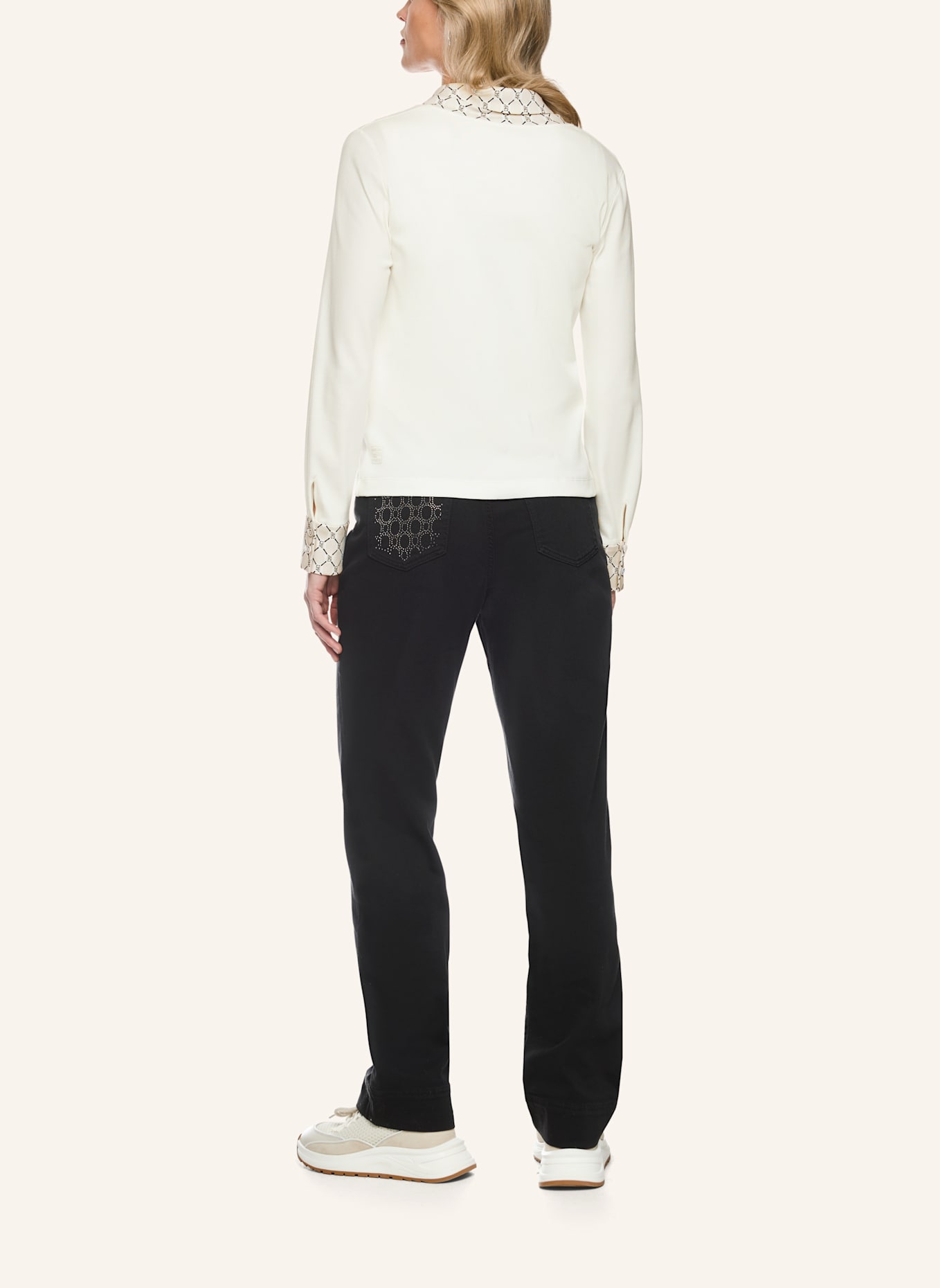 MARC CAIN Jacke: WEISS/ CREME