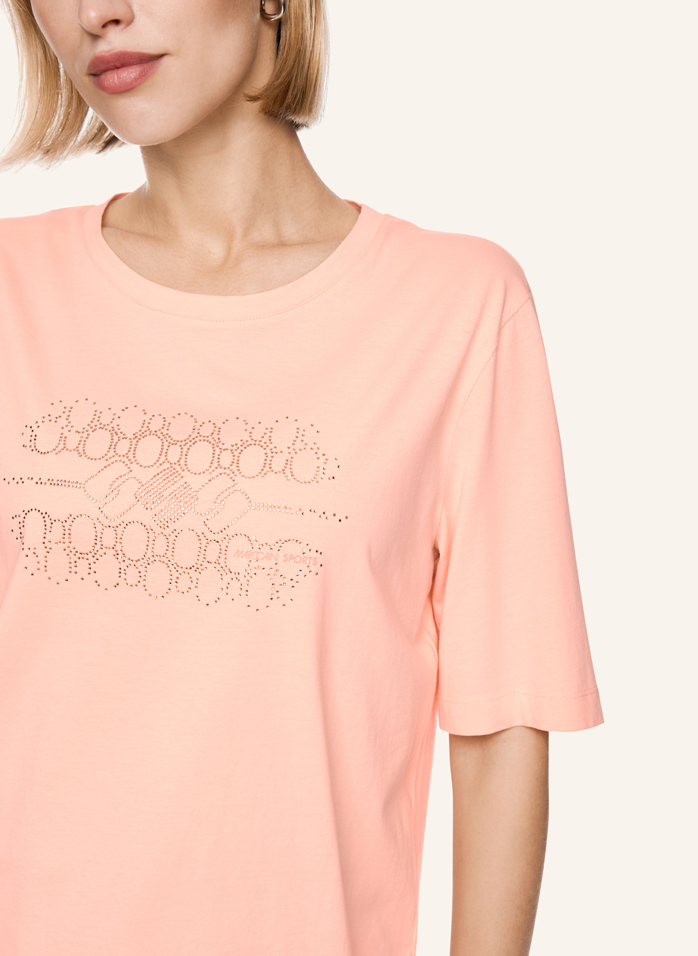 MARC CAIN T-Shirt: ORANGE