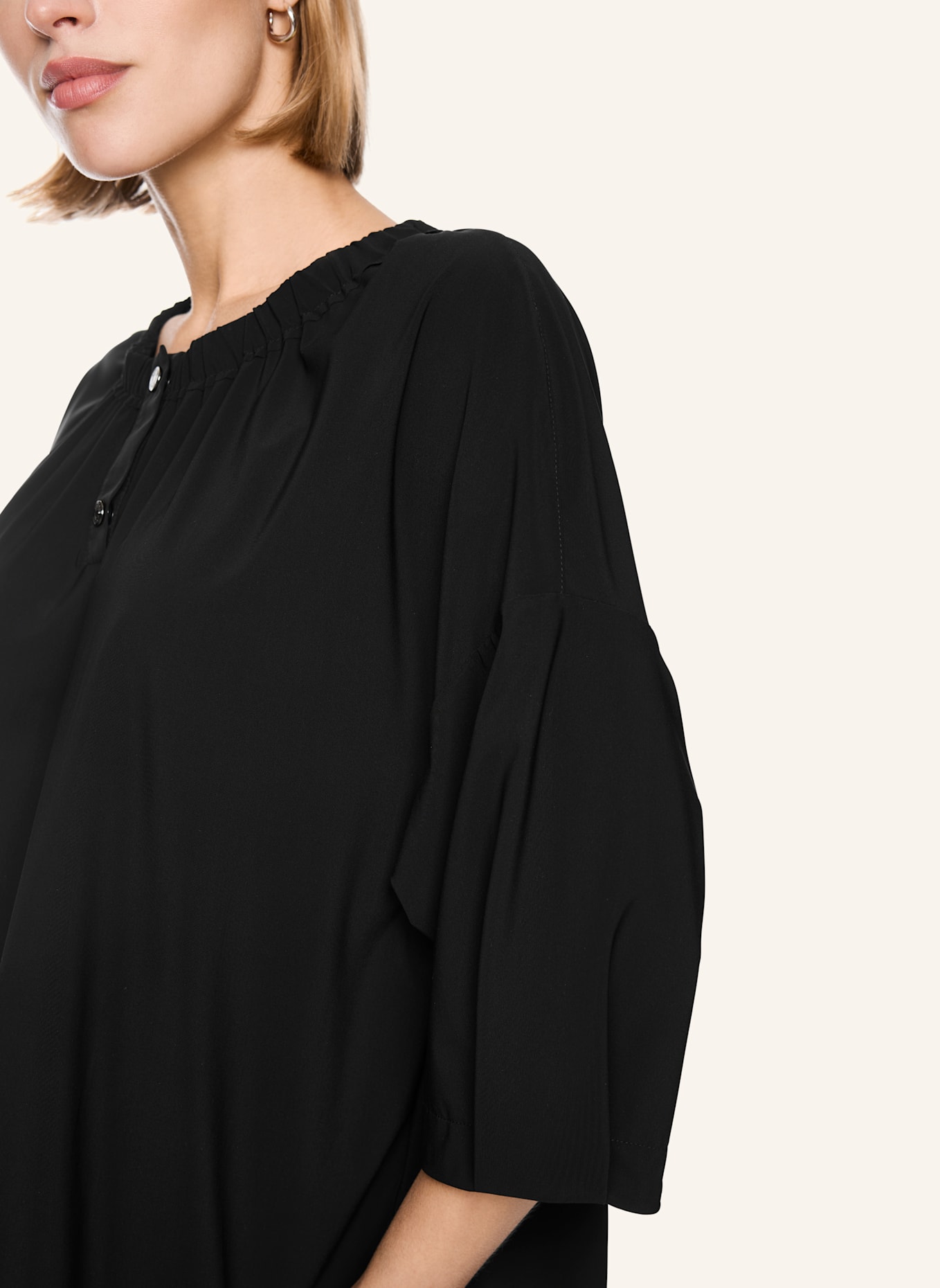 MARC CAIN Bluse: SCHWARZ