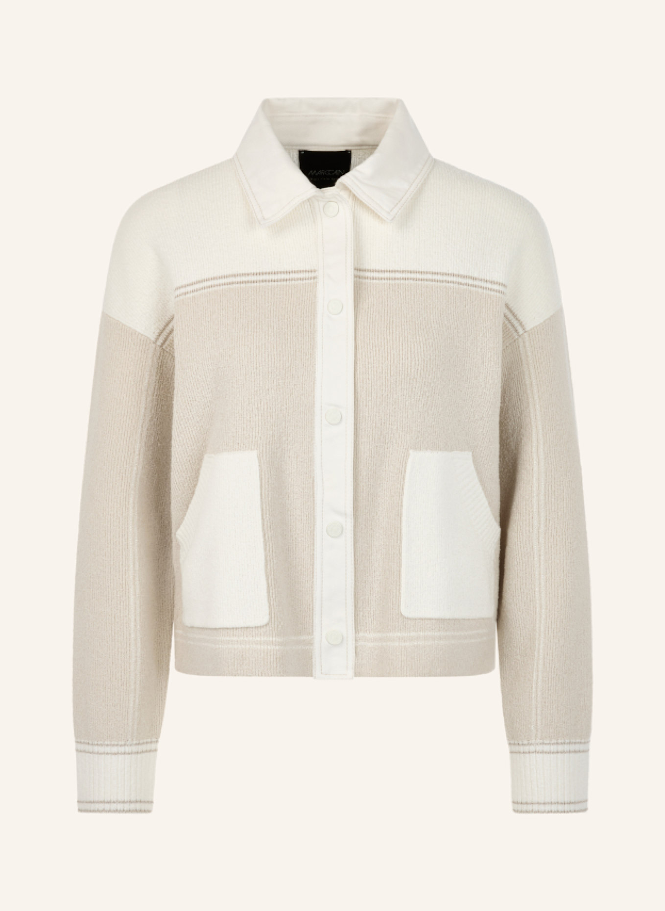 MARC CAIN Cardigan: CREME