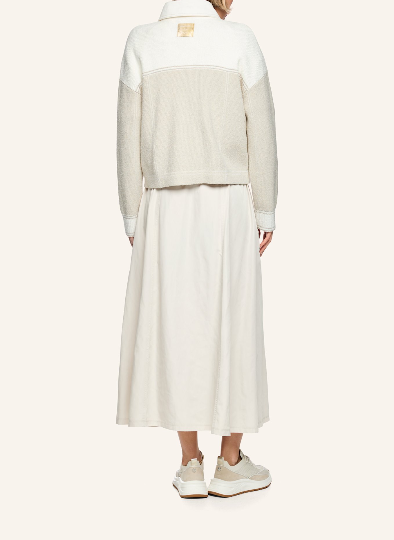 MARC CAIN Cardigan: CREME