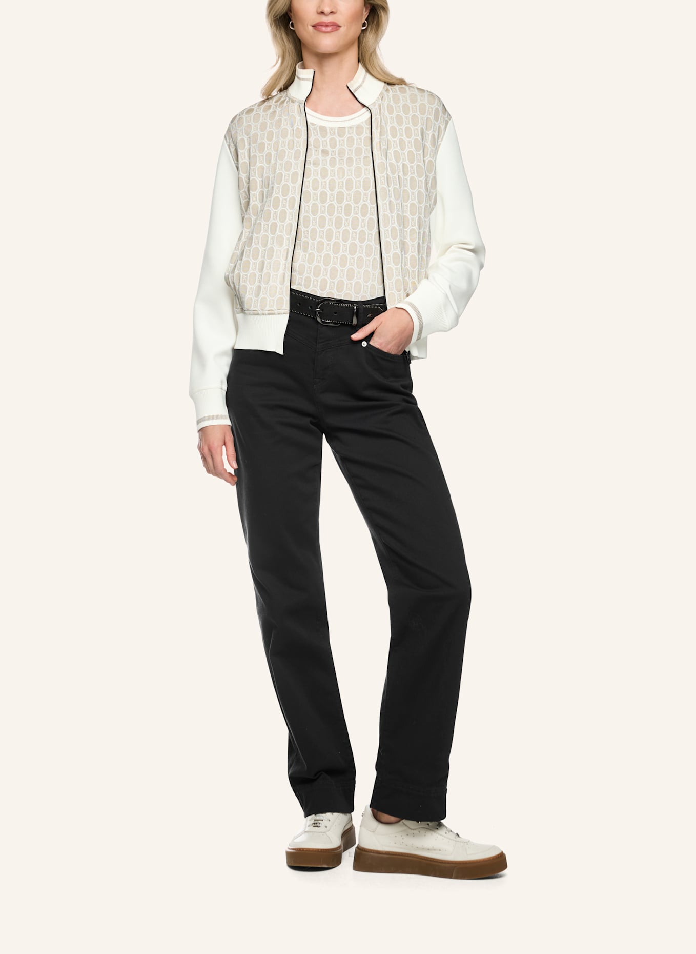 MARC CAIN Cardigan: CREME