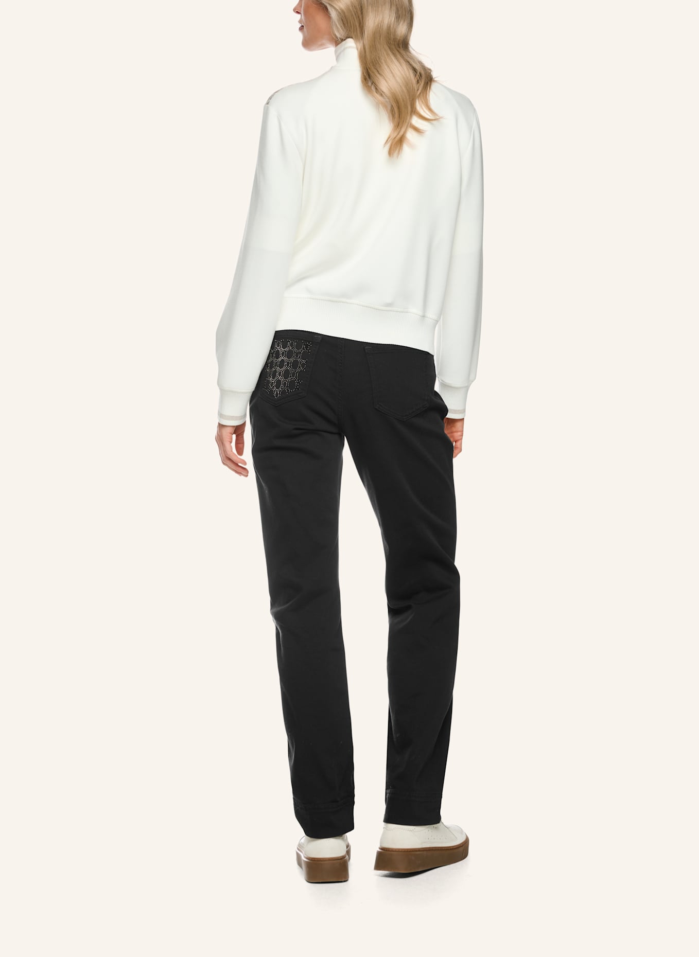 MARC CAIN Cardigan: CREME