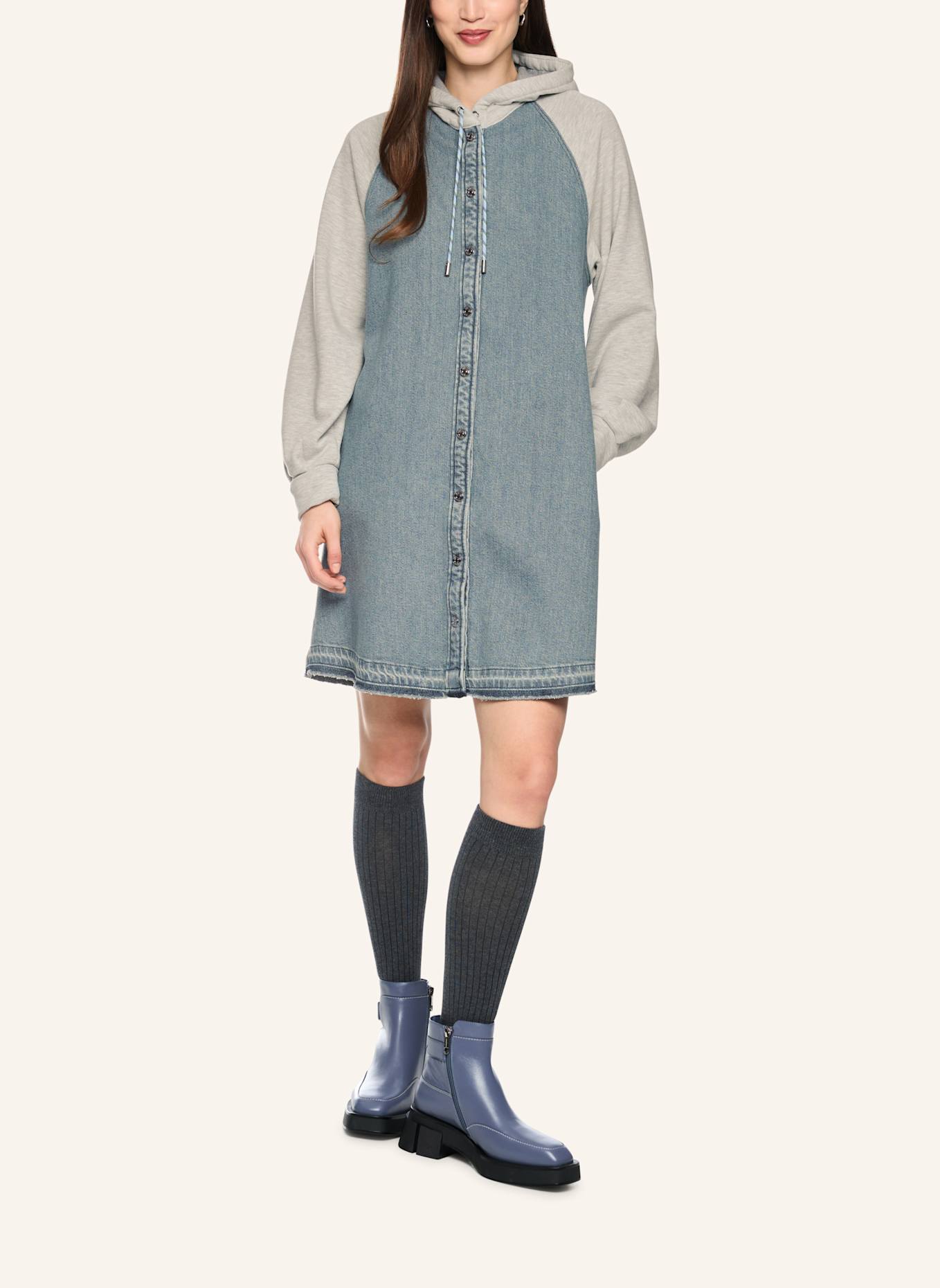 MARC CAIN Kleid: DUNKELBLAU/ BLAU
