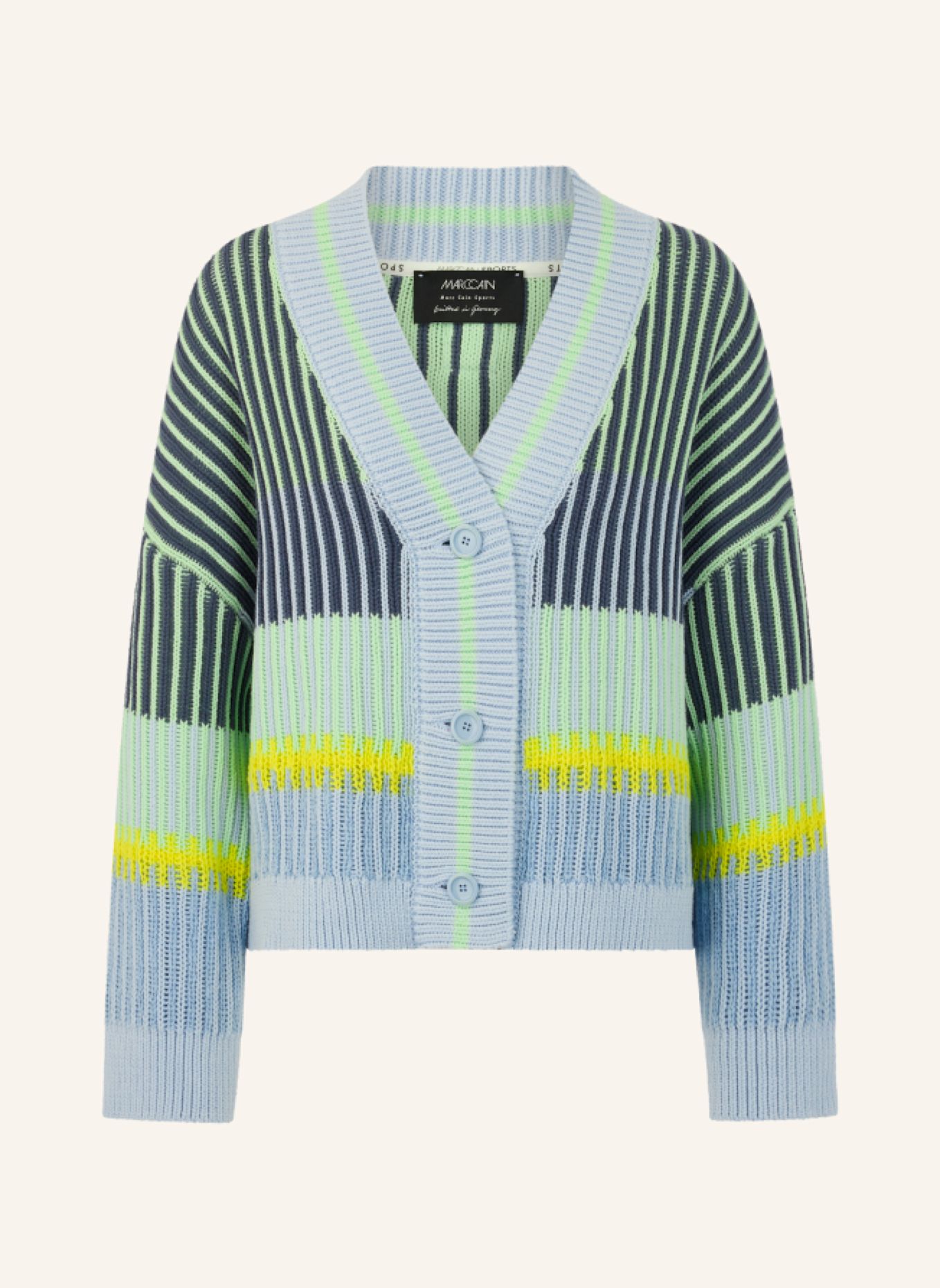 MARC CAIN Cardigan: HELLBLAU