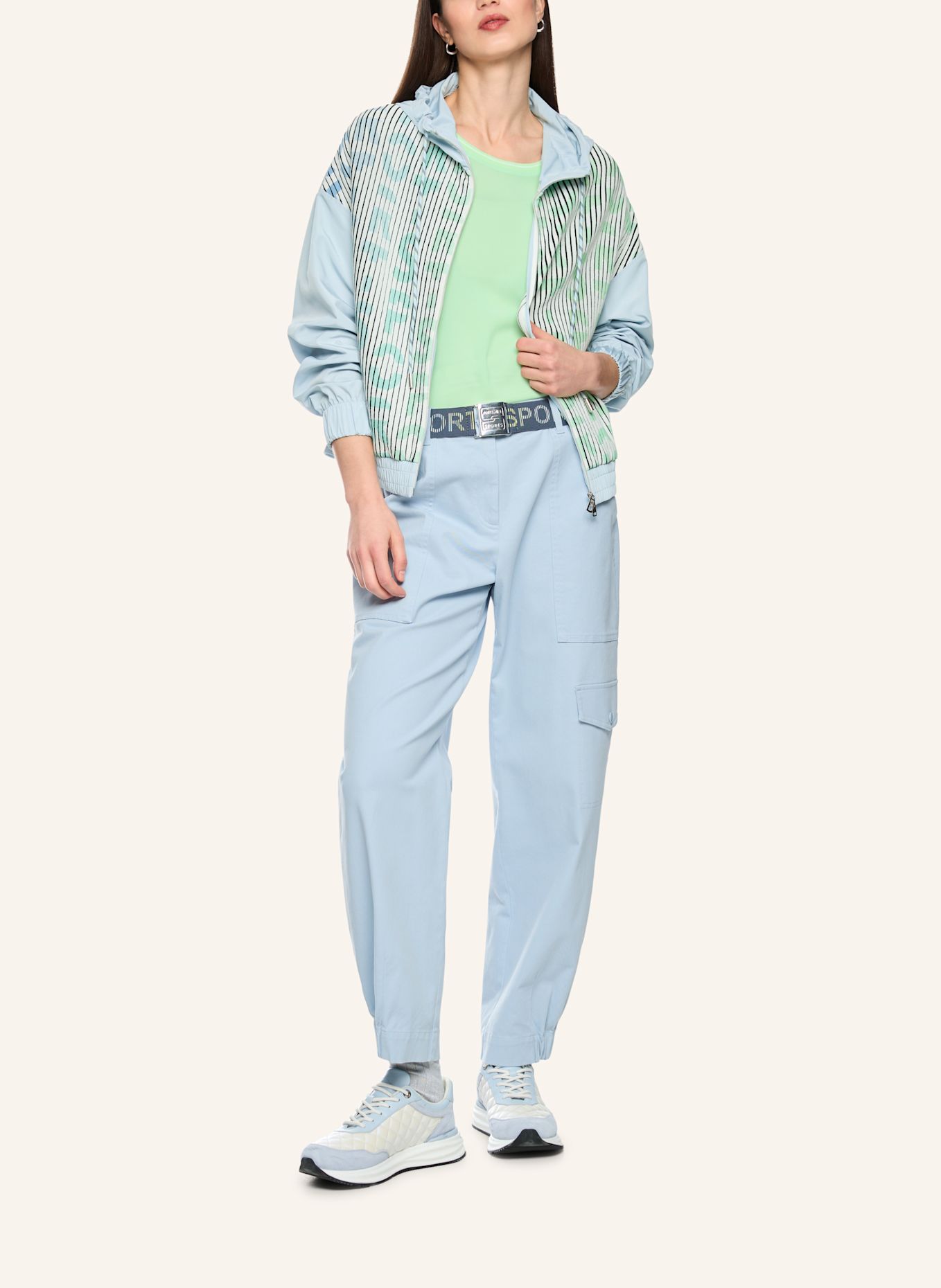 MARC CAIN Cardigan: HELLBLAU
